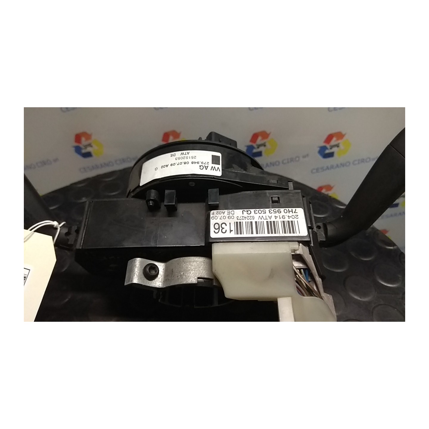 DEVIOGUIDASGANCIO C/REG. VELOCITA E DISPLAY MULT 008 SEAT IBIZA (6J) (05/08-03/13) BLS 7H0953513C9B9
