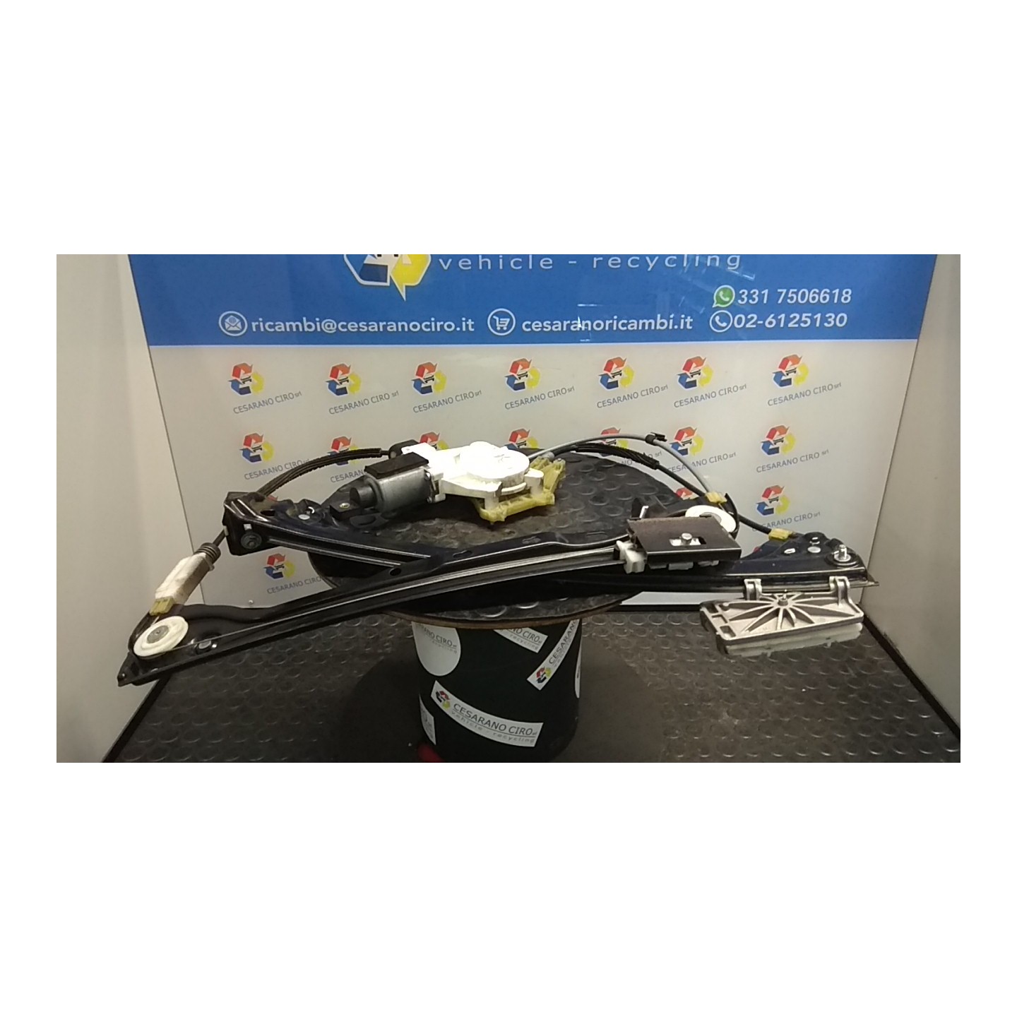 ALZACRISTALLO ELETTR. PORTA ANT. DX. 006 BMW SERIE 3 (E93) CABRIO (03/07-09 N54B30A 51337193456