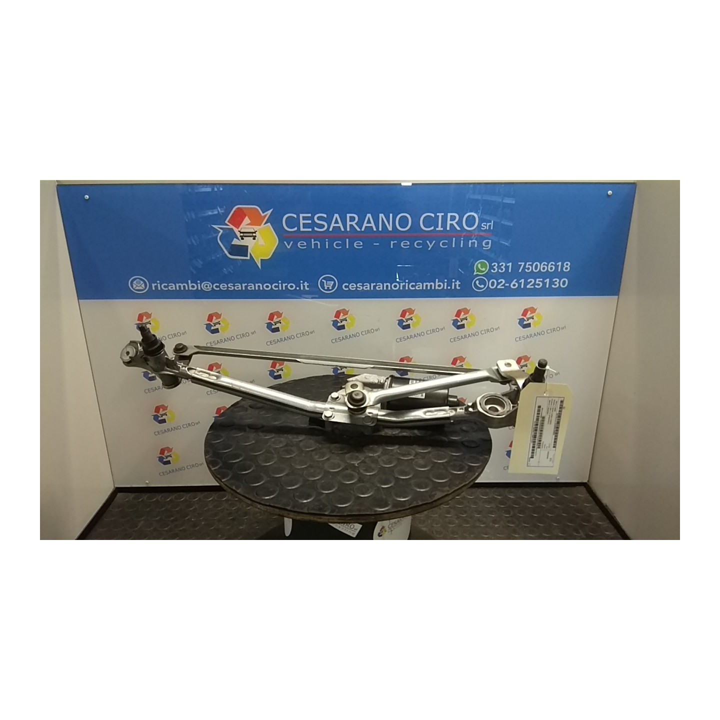 MECCANISMO TERGIPARABREZZA CON MOTORINO 009 BMW SERIE 3 (E93) CABRIO (03/07-09 N54B30A 61617161711