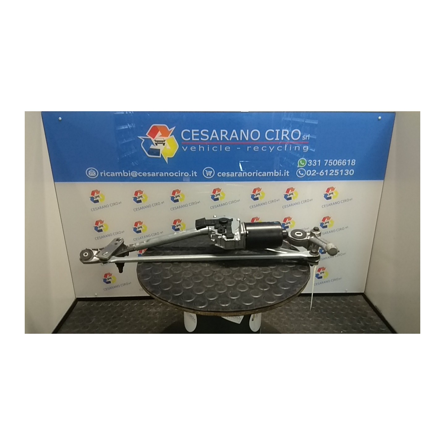 MECCANISMO TERGIPARABREZZA CON MOTORINO 009 BMW SERIE 3 (E93) CABRIO (03/07-09 N54B30A 61617161711