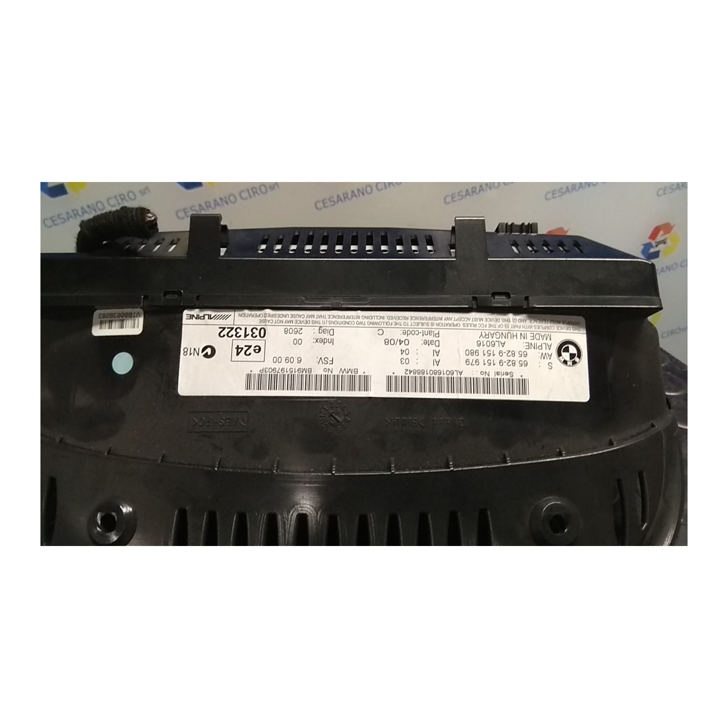 QUADRO STRUMENTI COMPL. KM/H 010 BMW SERIE 3 (E93) CABRIO (03/07-09 N54B30A 62109187348