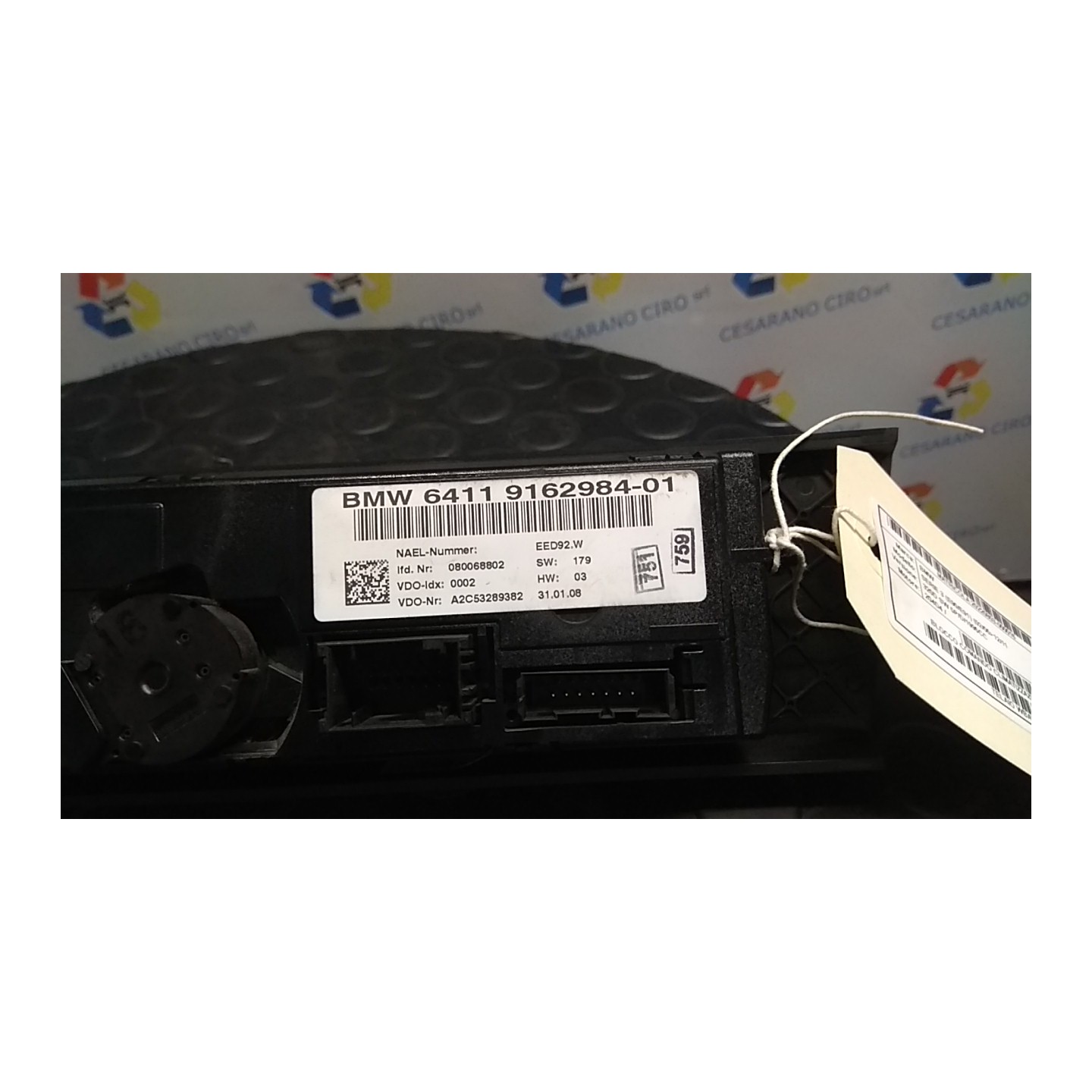 BLOCCO COMANDO CLIMATIZZAZIONE AUTOMATICO 016 BMW SERIE 3 (E90/E91) (02/05-12/11 204D4 64119199259