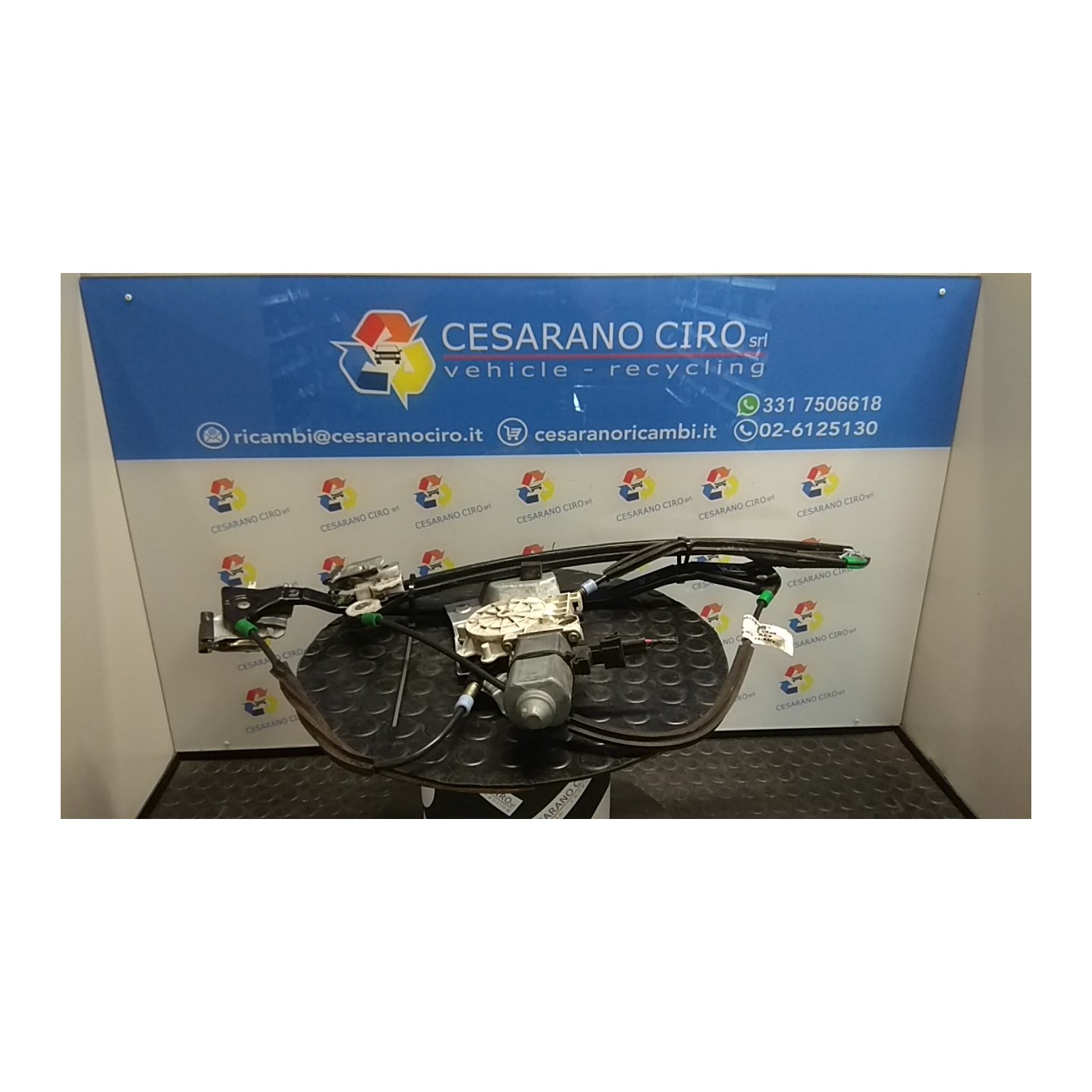 ALZACRISTALLO ELETTR. PORTA ANT. DX. 078 VOLKSWAGEN POLO 3A SERIE (11/94-09/01) AEX 6N3837462