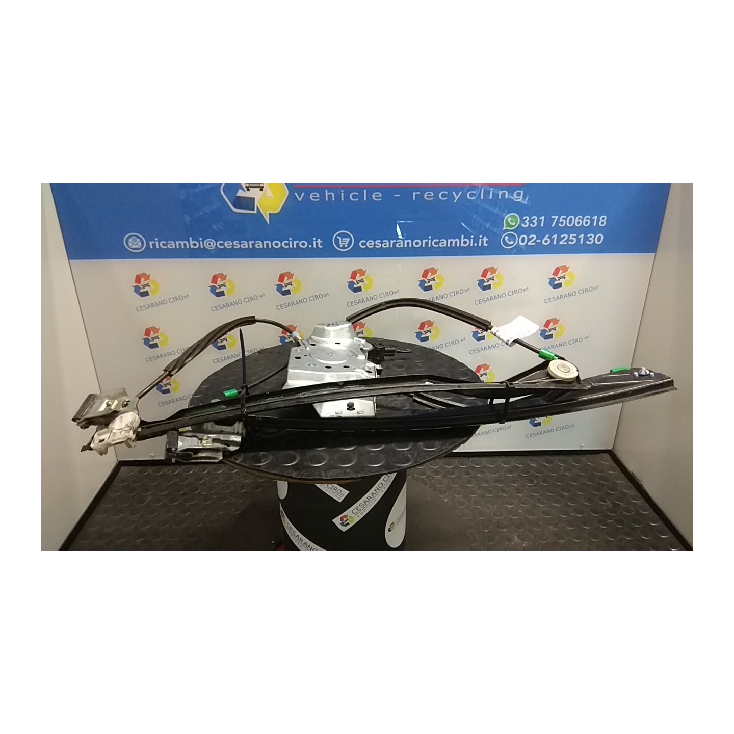 ALZACRISTALLO ELETTR. PORTA ANT. DX. 078 VOLKSWAGEN POLO 3A SERIE (11/94-09/01) AEX 6N3837462