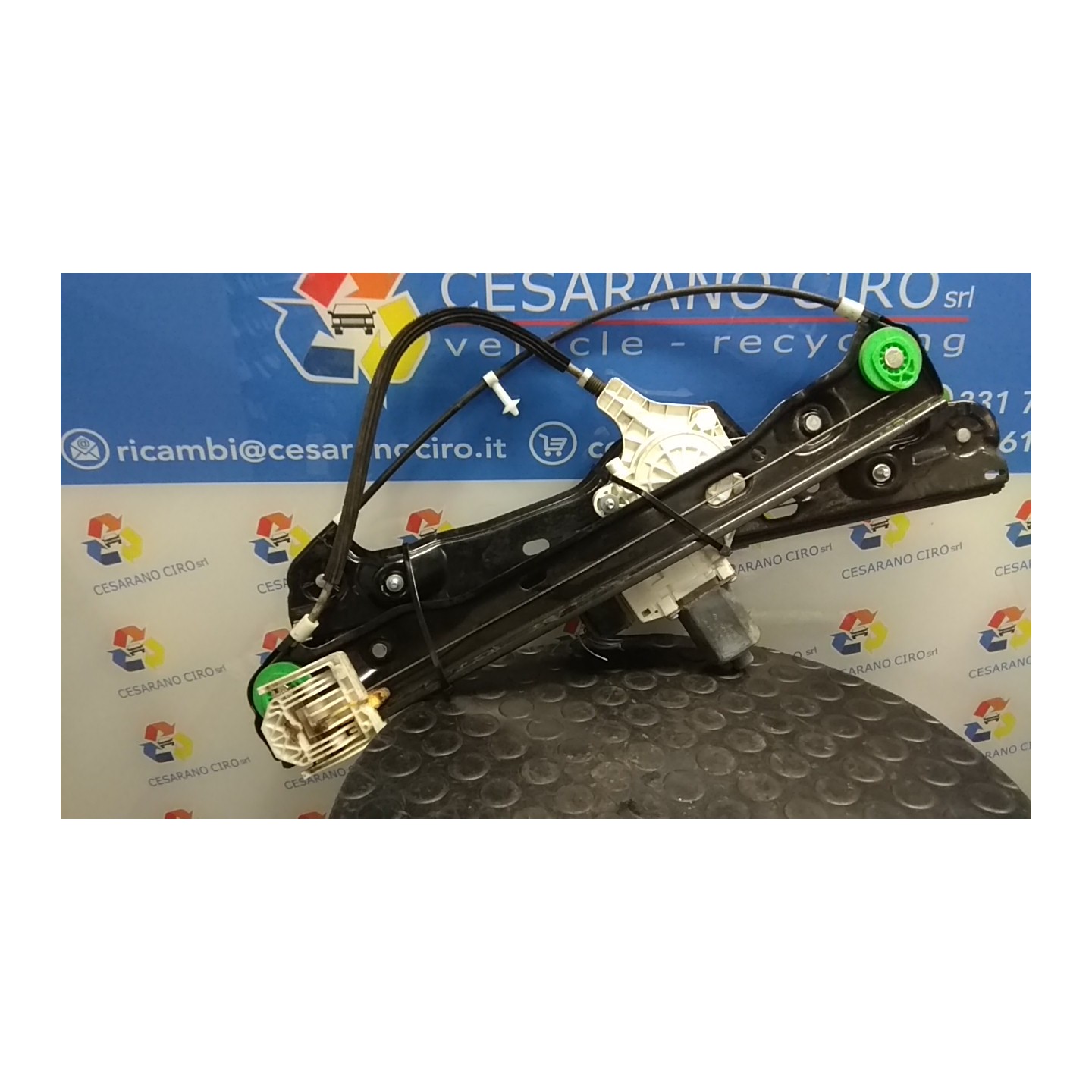 ALZACRISTALLO ELETTR. PORTA ANT. DX. 010 BMW SERIE 3 (E90/E91) (09/08-) N47D20C 51337140588