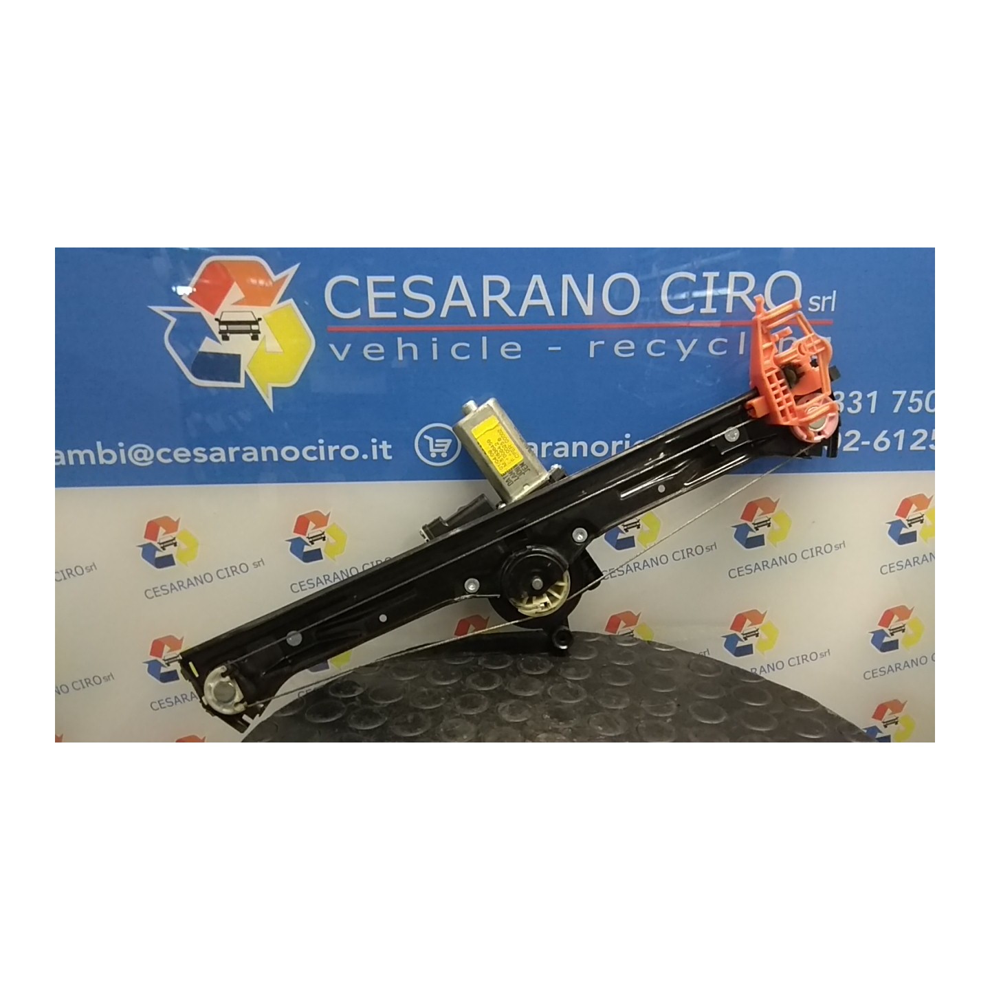 ALZACRISTALLO ELETTR. PORTA ANT. C/MOTORINO DX. 017 FIAT BRAVO (3Y) (12/09-) 192B2000 51836459