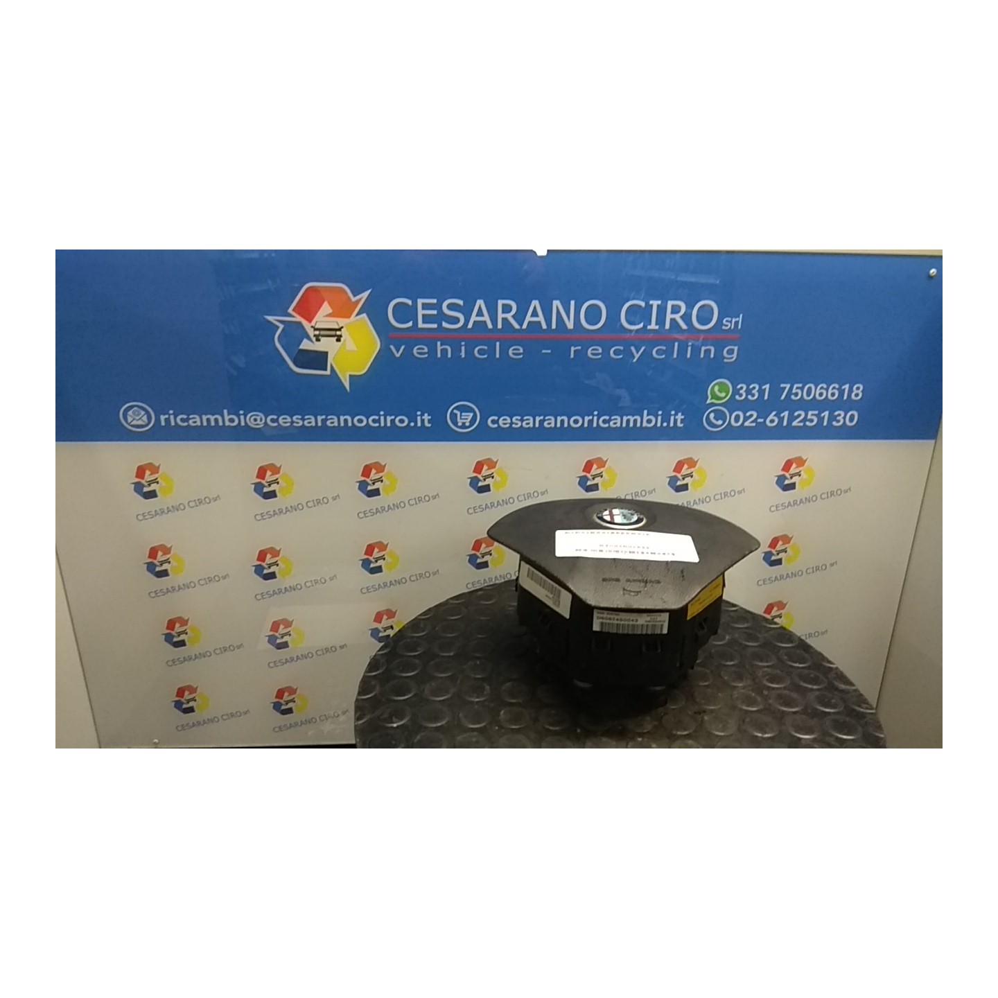DISPOSITIVO AIRBAG LATO GUIDA 019 ALFA ROMEO MITO (X6) (06/08-06/11) 955A1000 156106800
