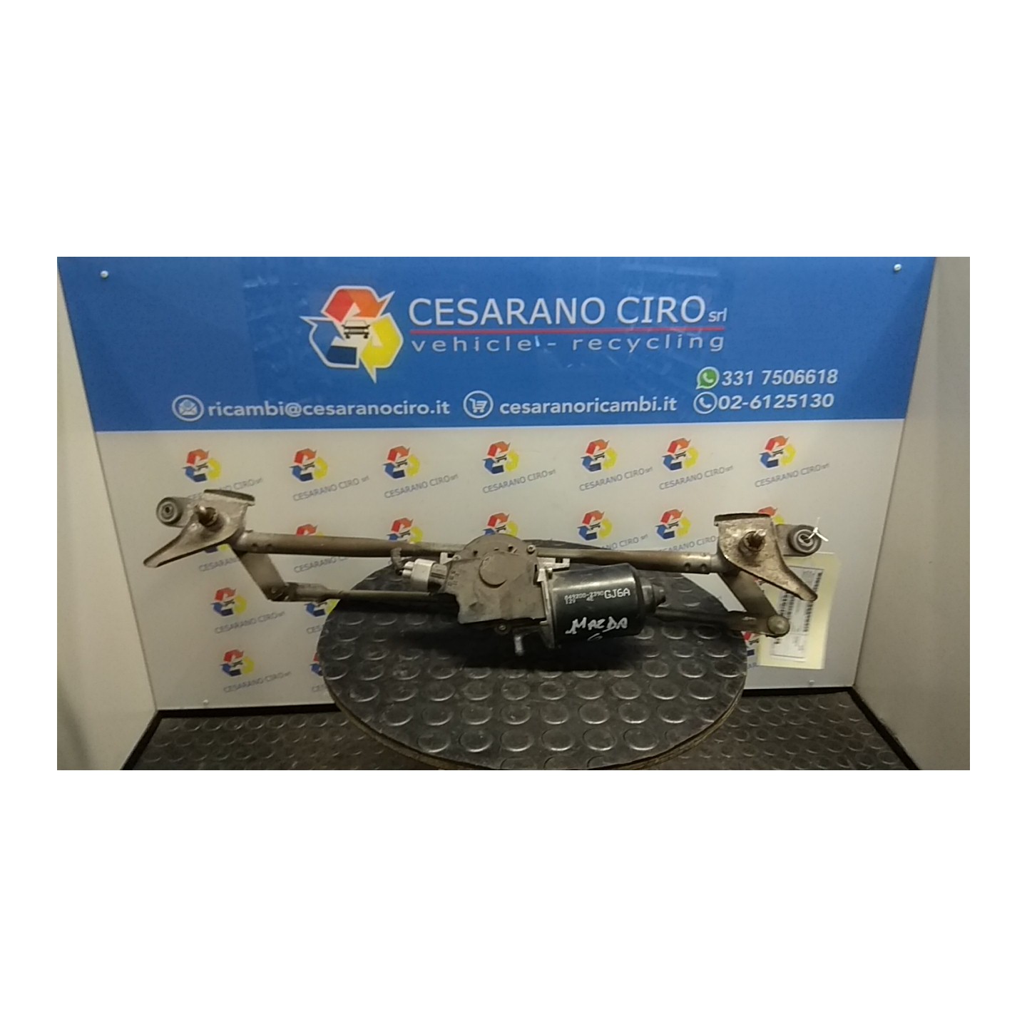 MOTORINO TERGIPARABREZZA 029 MAZDA MAZDA 6 1A SERIE (06/02-06/09 RF GJ6A67340A