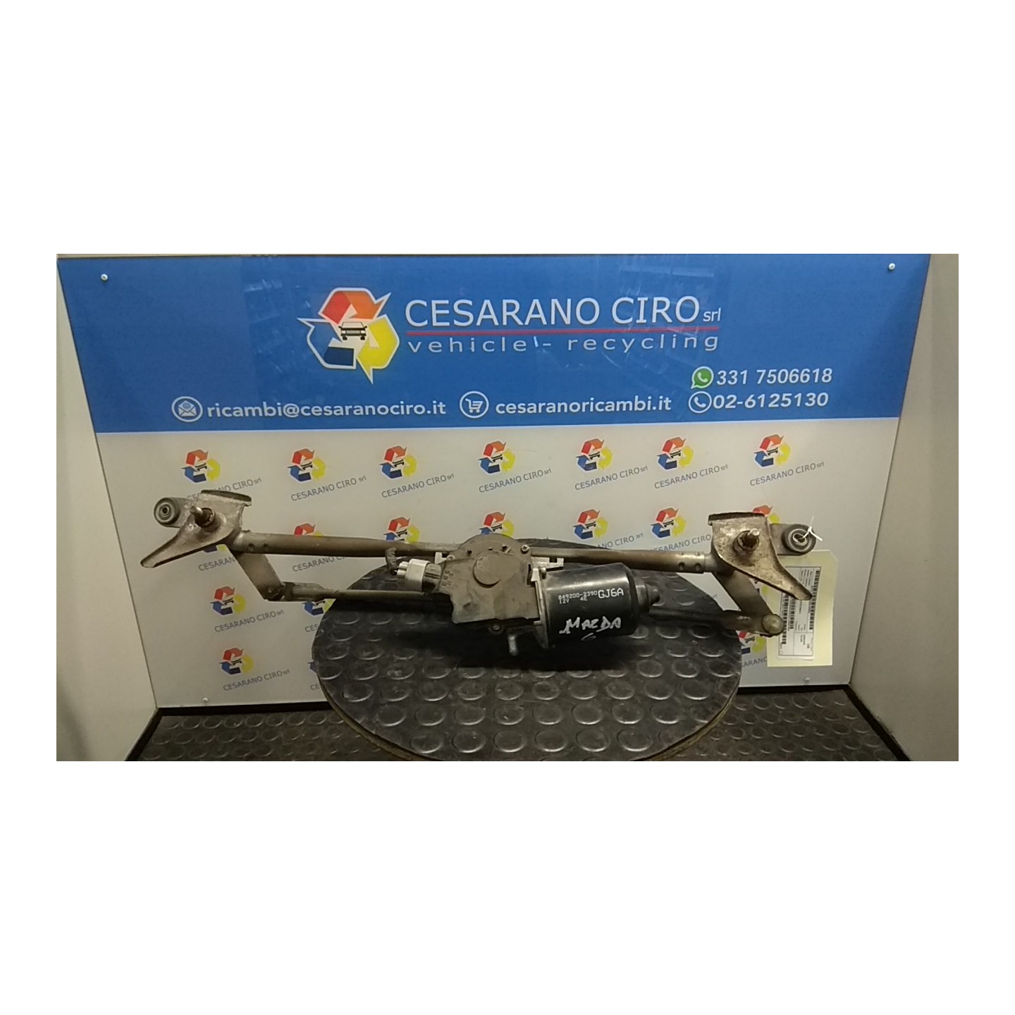 MOTORINO TERGIPARABREZZA 029 MAZDA MAZDA 6 1A SERIE (06/02-06/09 RF GJ6A67340A