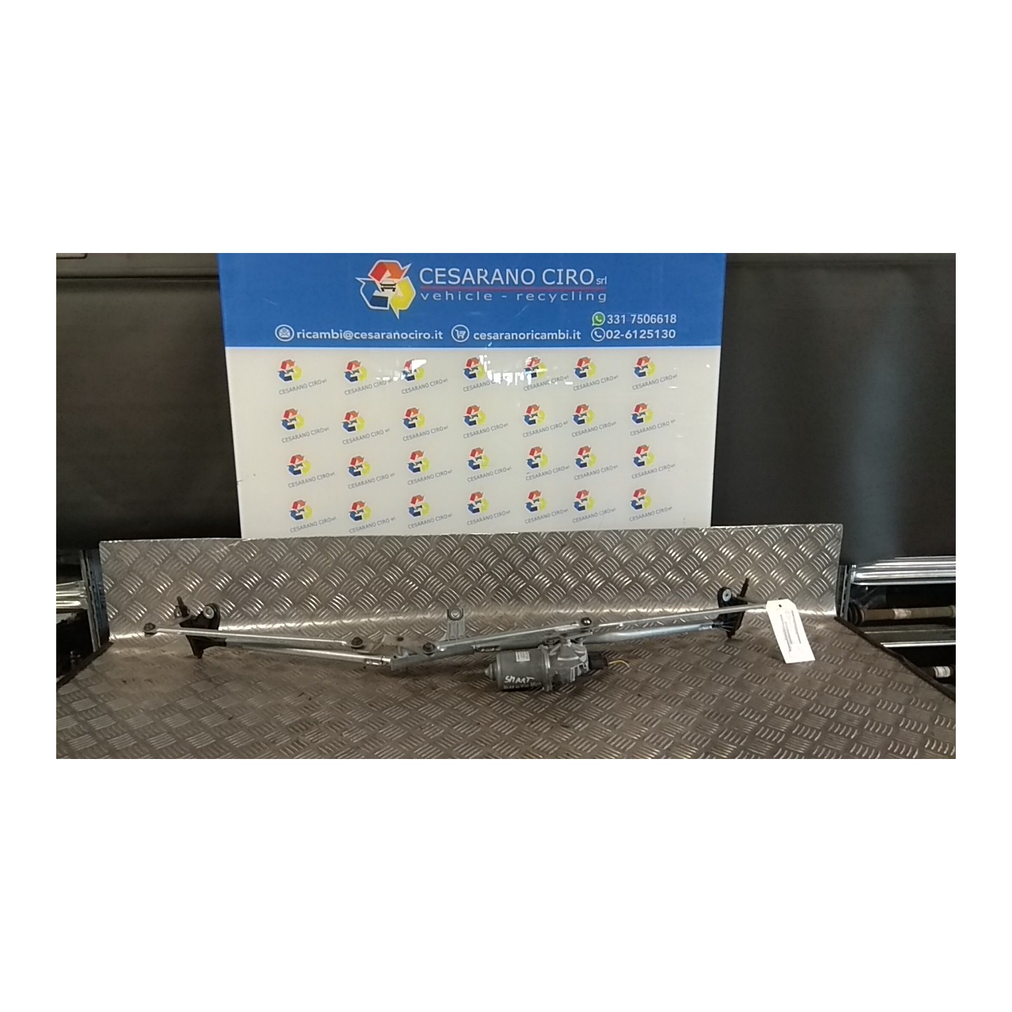 MECCANISMO TERGIPARABREZZA CON MOTORINO 040 SMART FORTWO (A/C451) (01/07-12/11) 3B21 A4518200040