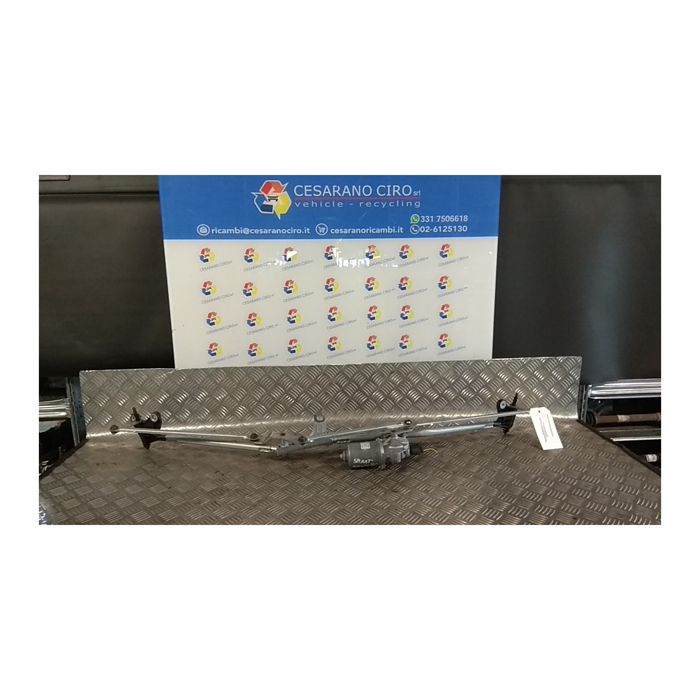 MECCANISMO TERGIPARABREZZA CON MOTORINO 040 SMART FORTWO (A/C451) (01/07-12/11) 3B21 A4518200040
