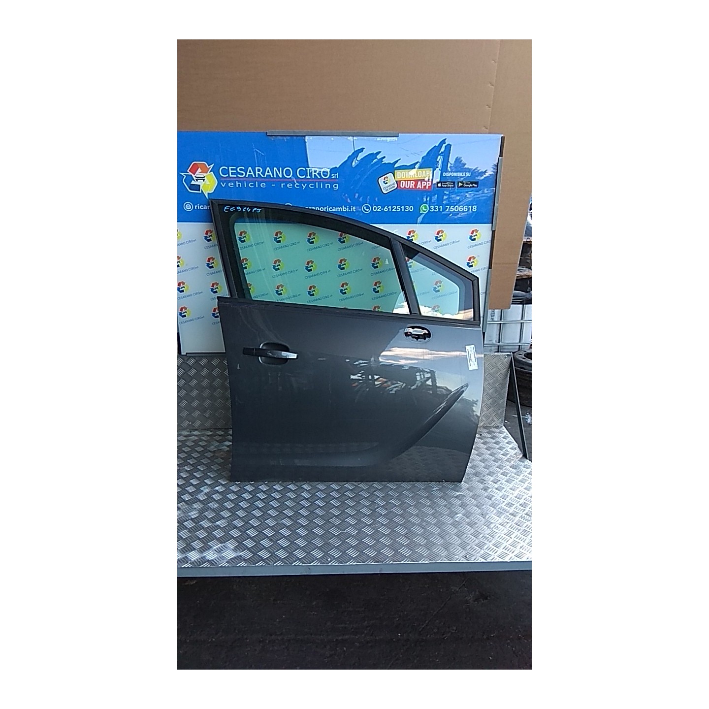 PORTA ANT. DX. 168 OPEL MERIVA (S10) (04/10-) A14XER 13408829