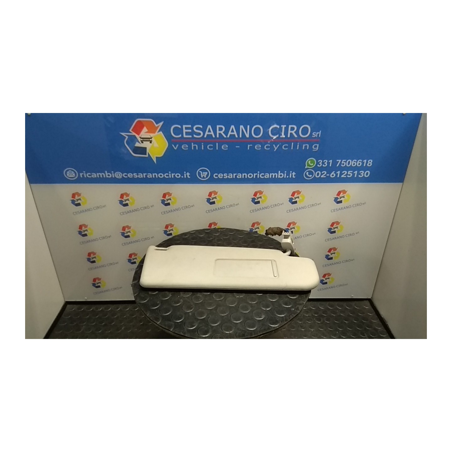 ALETTA PARASOLE PARABREZZA C/SPECCH. E COPERTURA DX. 006 SEAT ALTEA (5P) (03/04-) BJB 6Q0857552G5W9