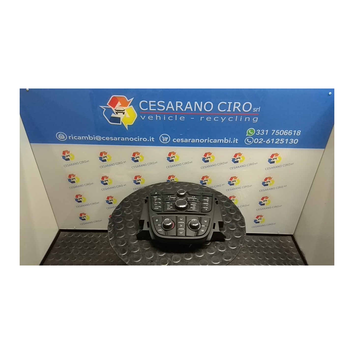 BLOCCO COMANDO CLIMATIZZAZIONE 018 OPEL MERIVA (S10) (04/10-) A13DTE 13346091
