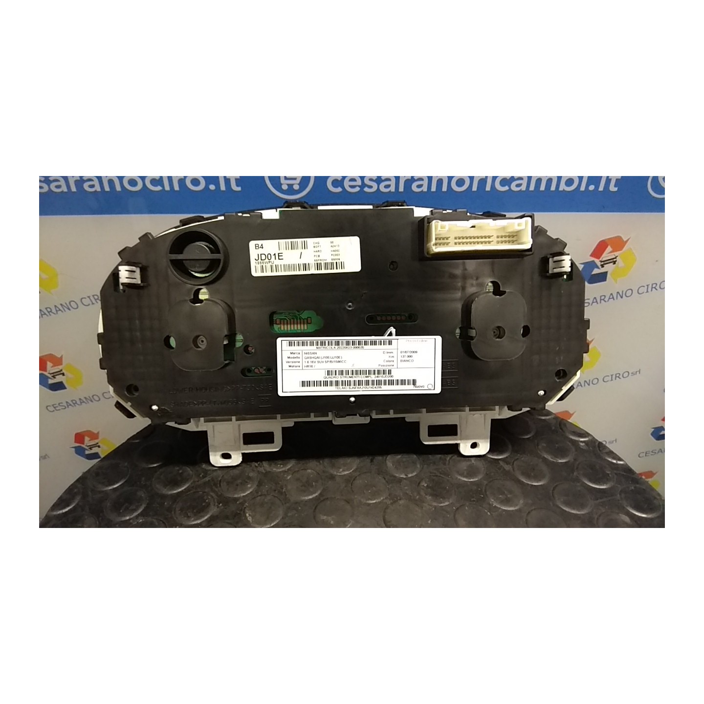 QUADRO STRUMENTI COMPL. 035 NISSAN QASHQAI (J10E/JJ10E) (02/07-12 HR16 24810JD200