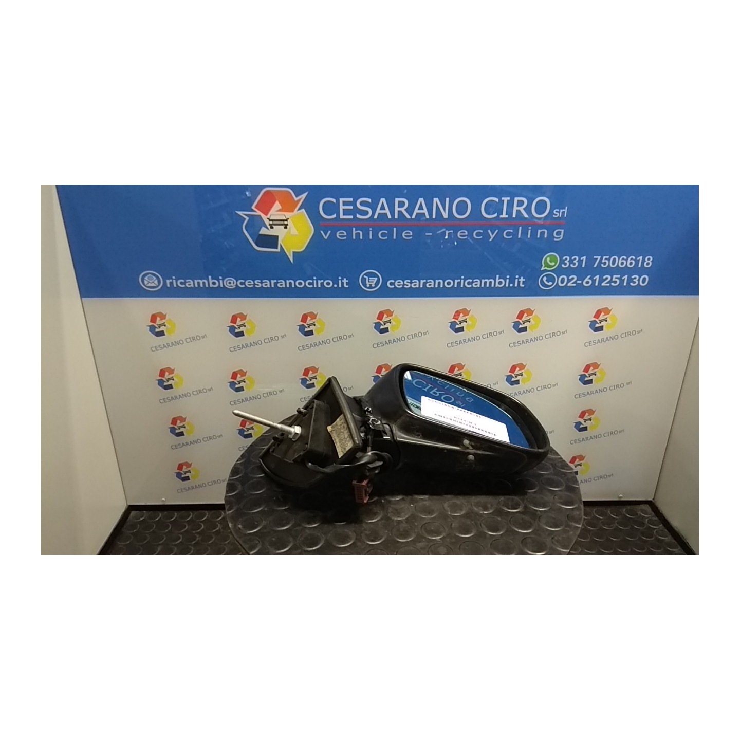 RETROVISORE EST. RIBALTABILE ELETTRIC. DX. 057 PEUGEOT 407 (03/04-03/12) RHR 8153ZC