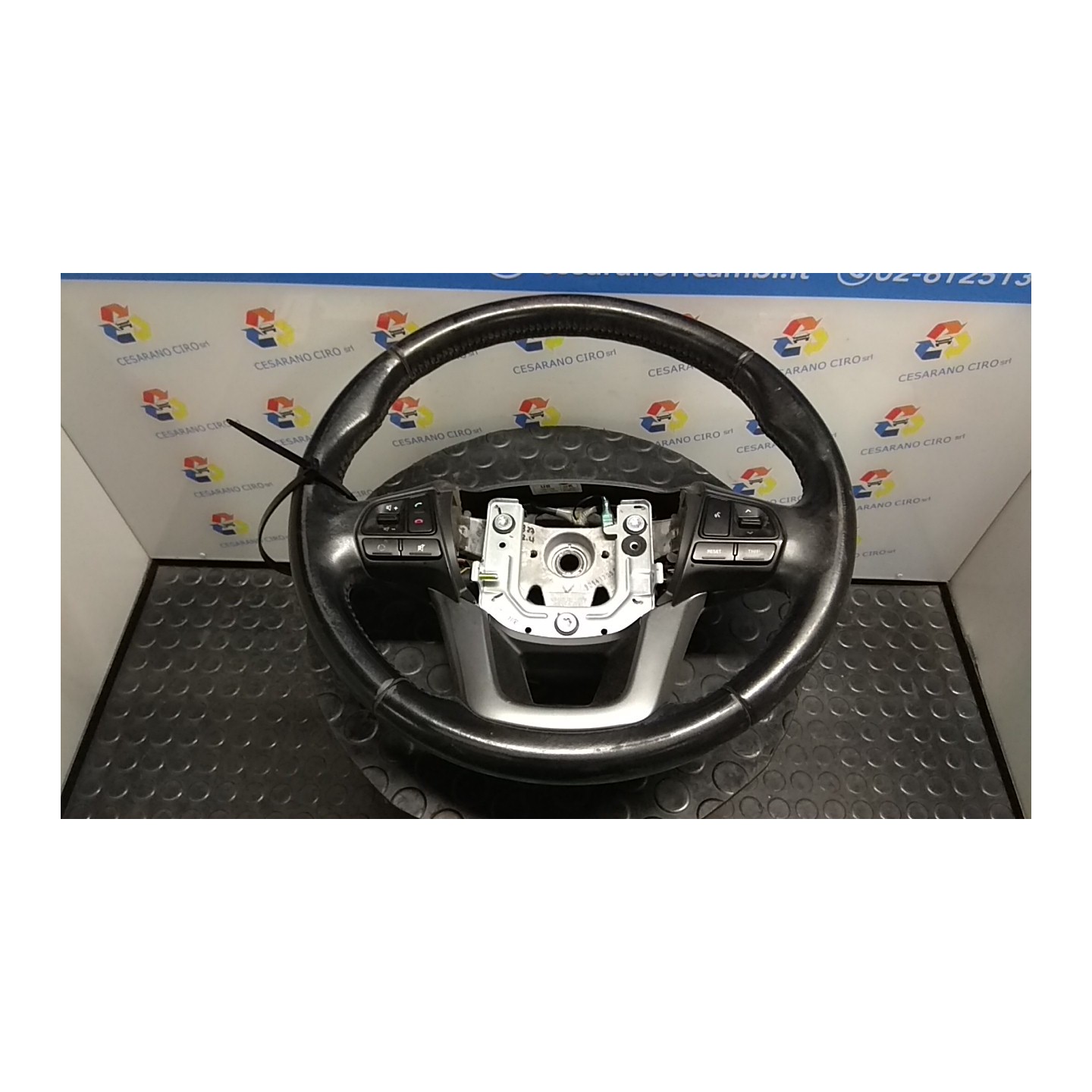 VOLANTE PELLE 078 KIA RIO 3A SERIE (01/15-10/17) G4LA 561201W101HU
