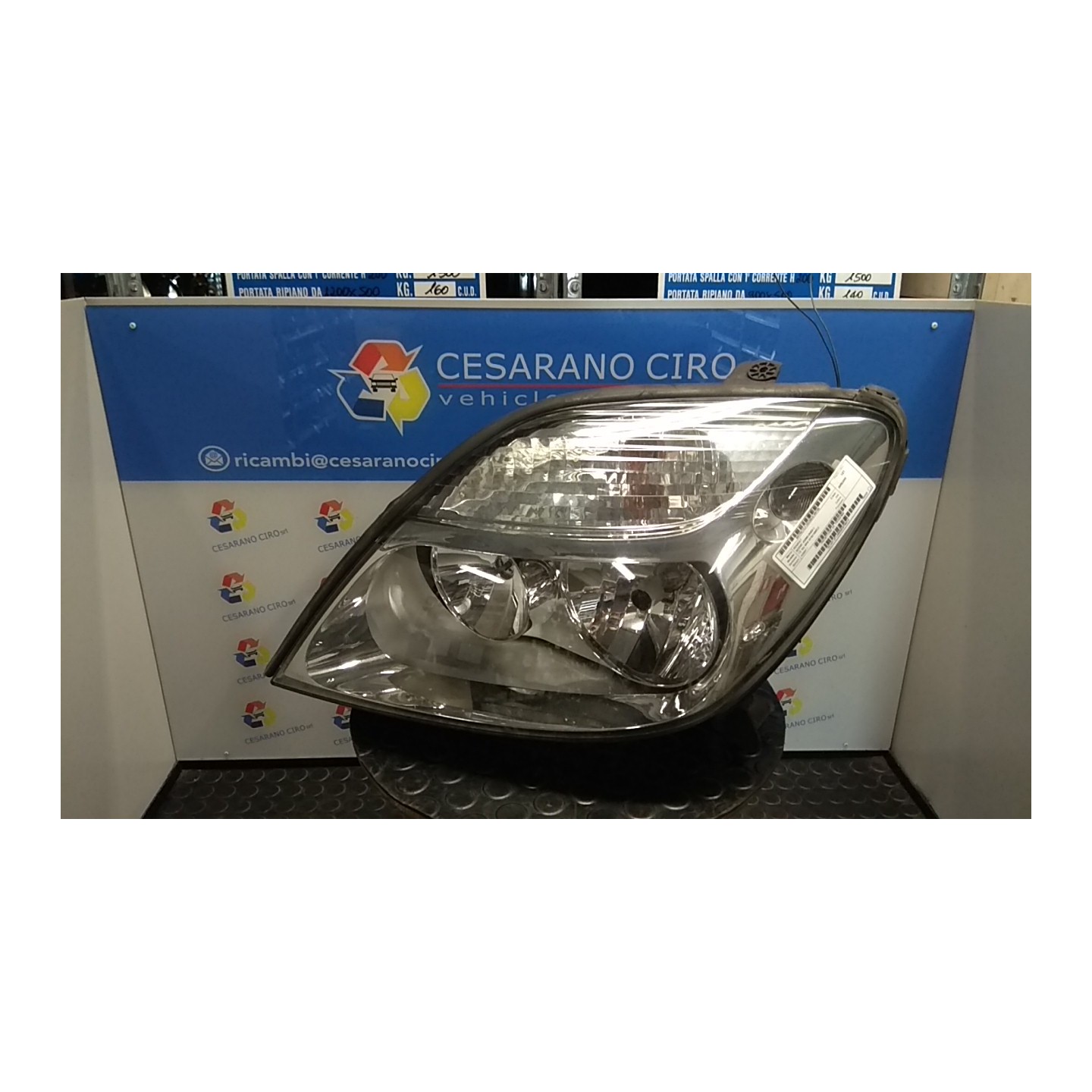 PROIETTORE SX. 160 RENAULT SCENIC (03/99-05/03) K4MA7 7701047604
