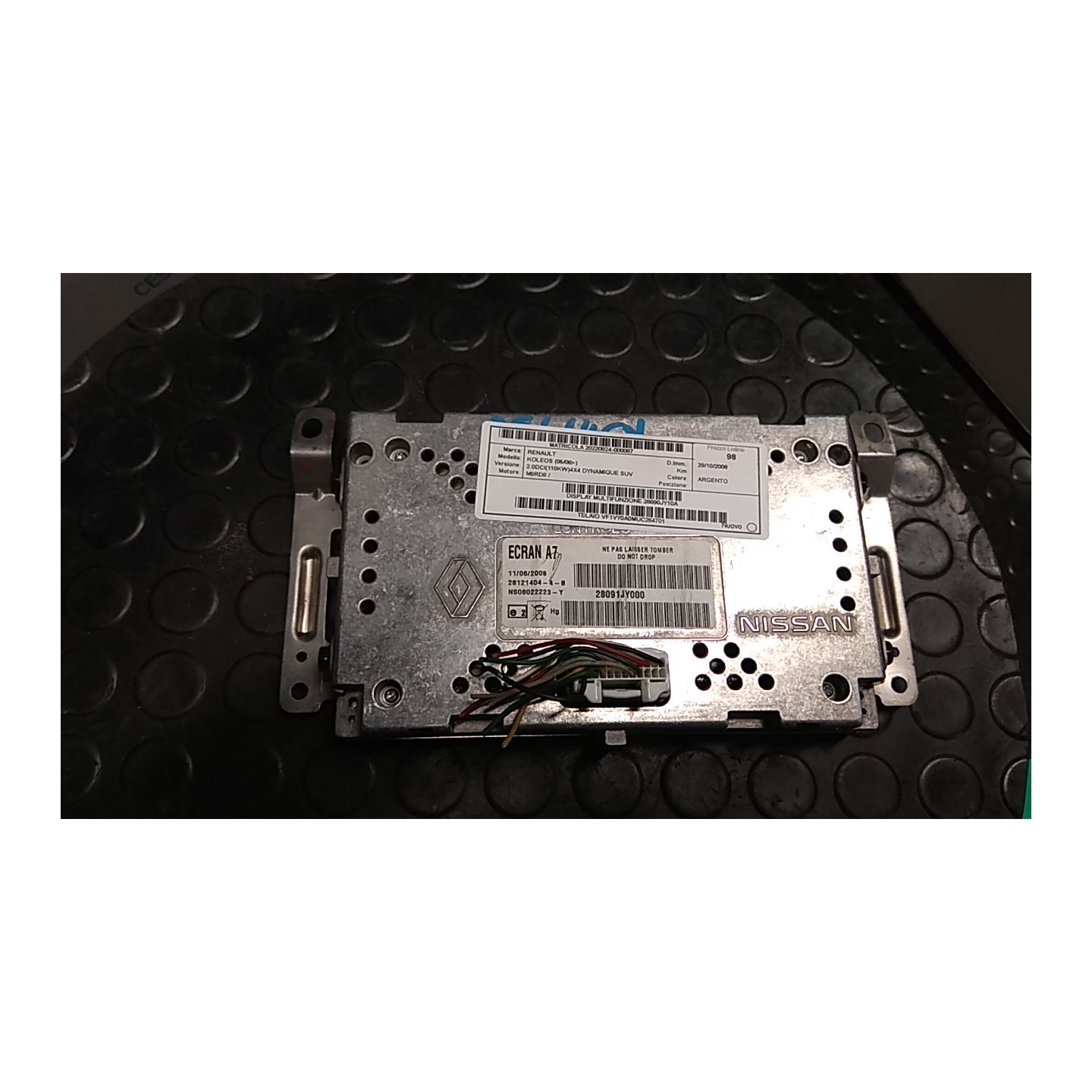 DISPLAY MULTIFUNZIONE 087 RENAULT KOLEOS (05/08-) M9RD8 28090JY10A