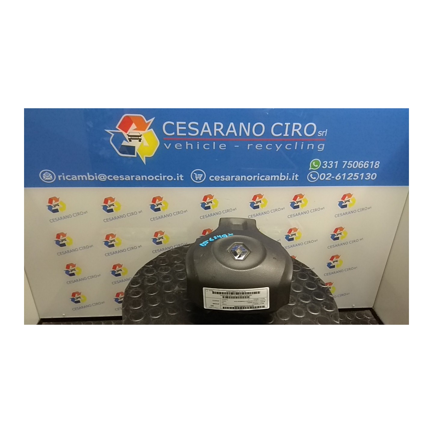 DISPOSITIVO AIRBAG LATO GUIDA 086 RENAULT KOLEOS (05/08-) M9RD8 985101627R