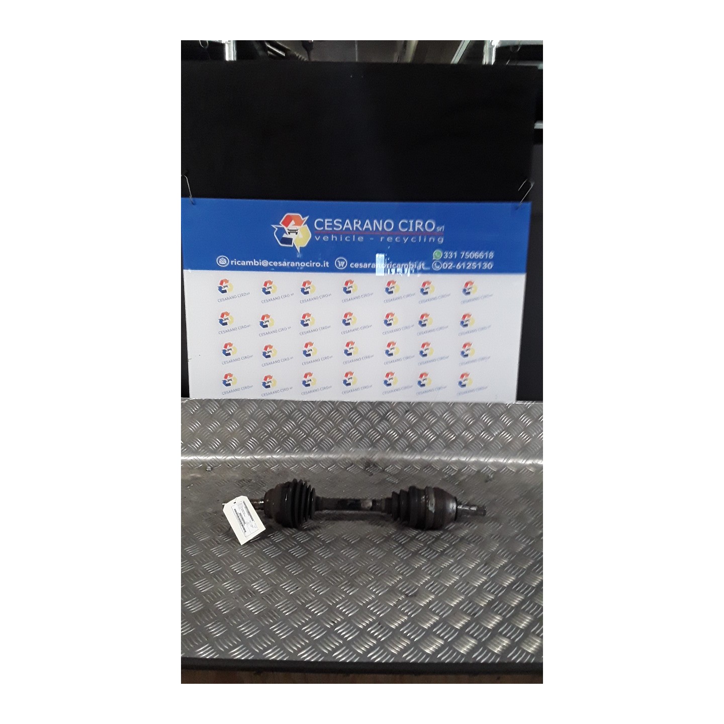 SEMIALBERO ANT. COMPL. SX. 026 OPEL ZAFIRA (T98) (03/99-12/05) X18XE1 93176560