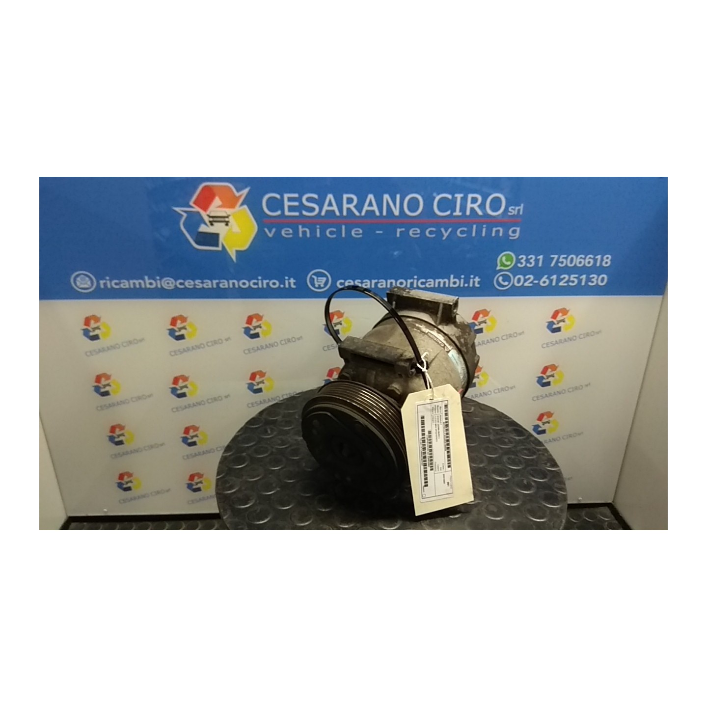 COMPRESSORE A/C 038 RENAULT SCENIC (03/99-05/03) F9QK7 8200832982