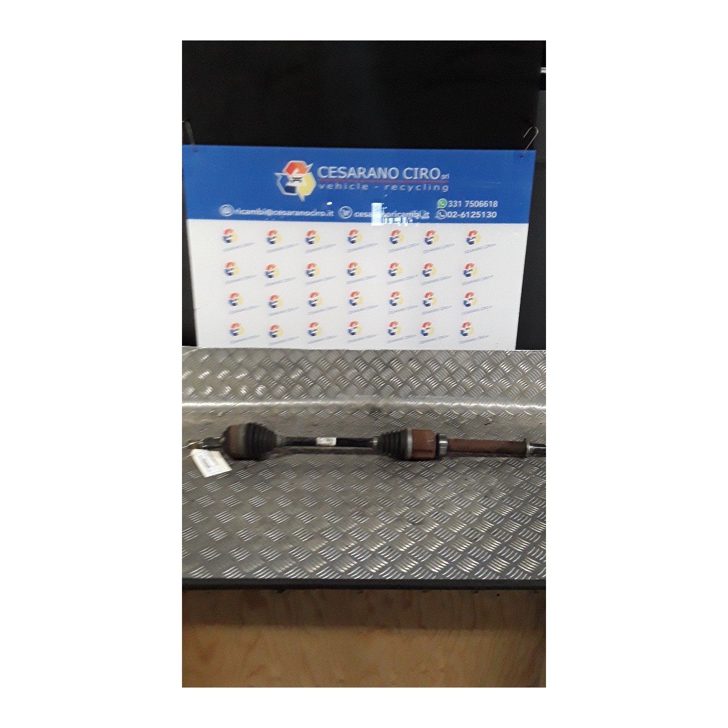 SEMIALBERO ANT. COMPL. DX. 078 RENAULT KANGOO FURGONE (04/13-) 5AM40 391000804R