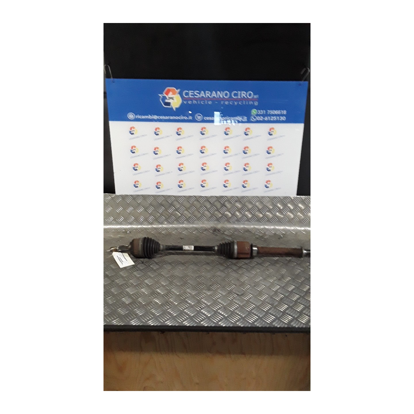 SEMIALBERO ANT. COMPL. DX. 078 RENAULT KANGOO FURGONE (04/13-) 5AM40 391000804R