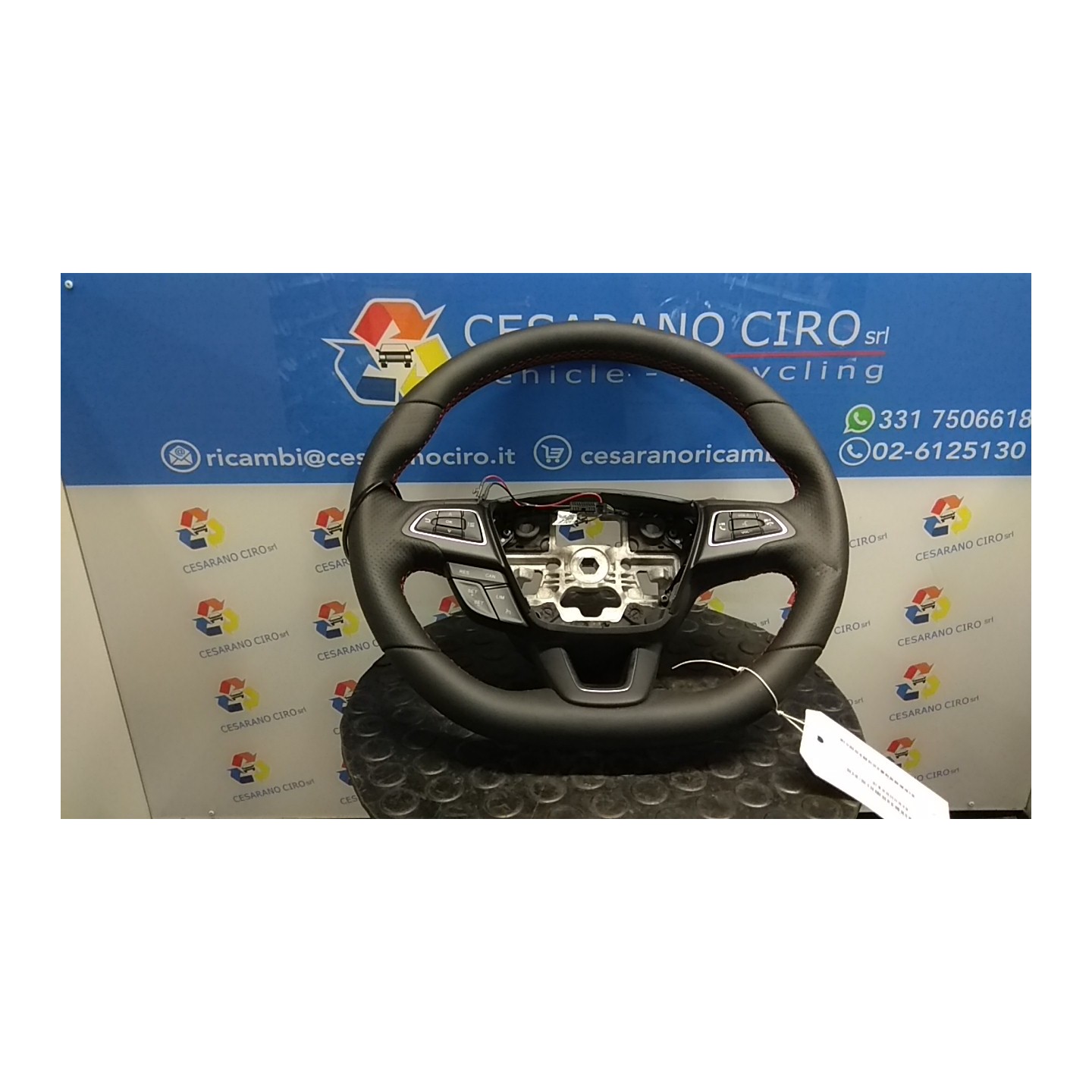VOLANTE PELLE C/COM.RADIO/VELOCITA 133 FORD ECOSPORT (11/17-) M1JU 2185691