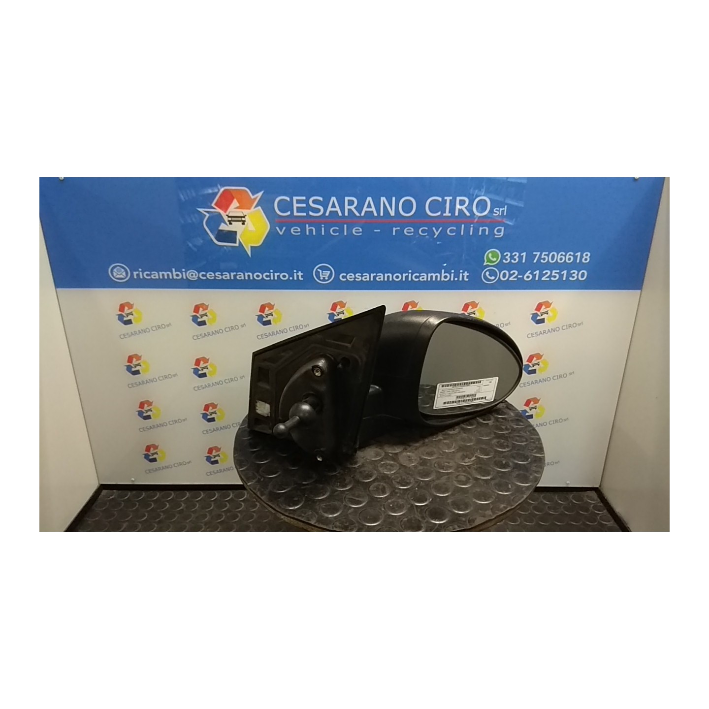 RETROVISORE EST. DX. 012 CHEVROLET (DAEWOO) AVEO (T300) (05/11-) A12XER 95930566