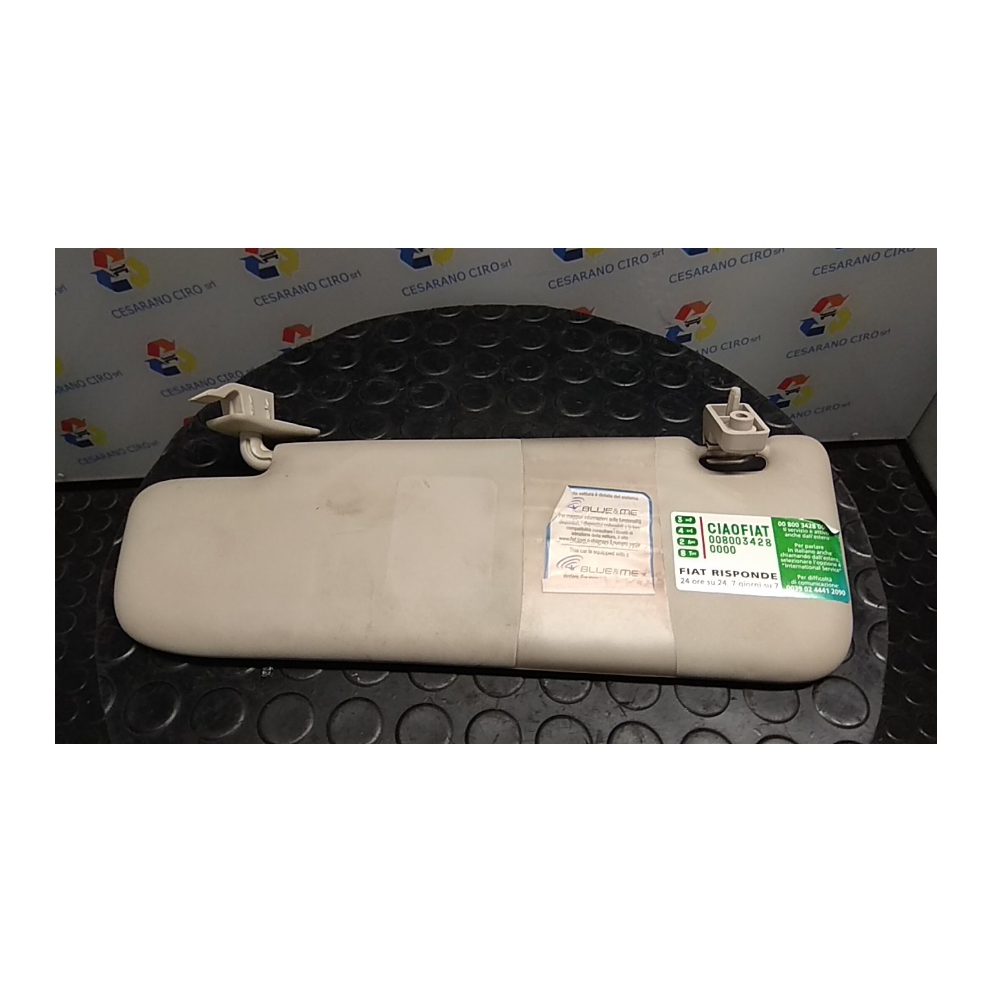ALETTA PARASOLE PARABREZZA LL1, LL2, LL3, LL4, LL7 SX. 080 FIAT 500 (3P) (07/07-01/15) 169A4000 735643362