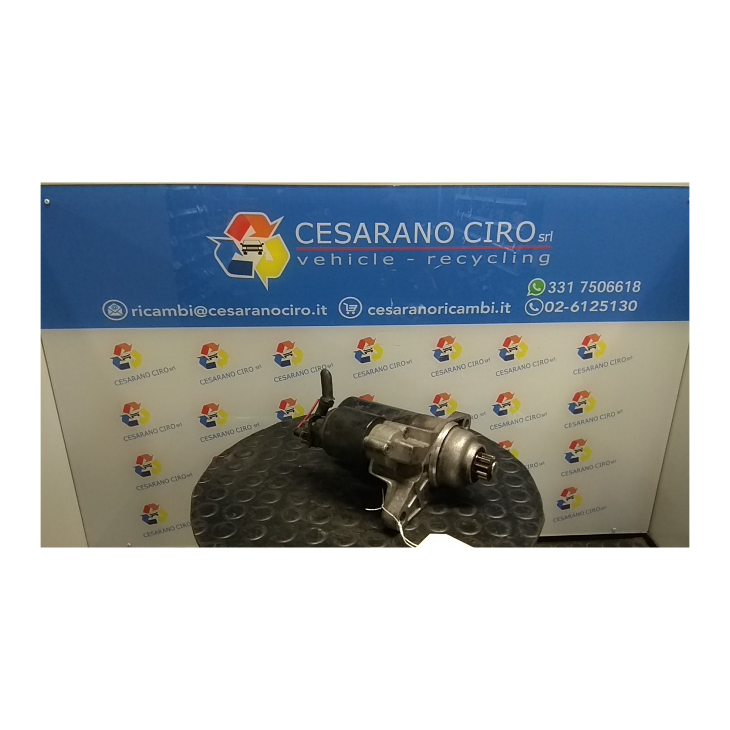 MOTORINO AVVIAMENTO ROTAZ. 093 VOLKSWAGEN POLO (9N) (10/01-03/05) BBY 02T911023GX