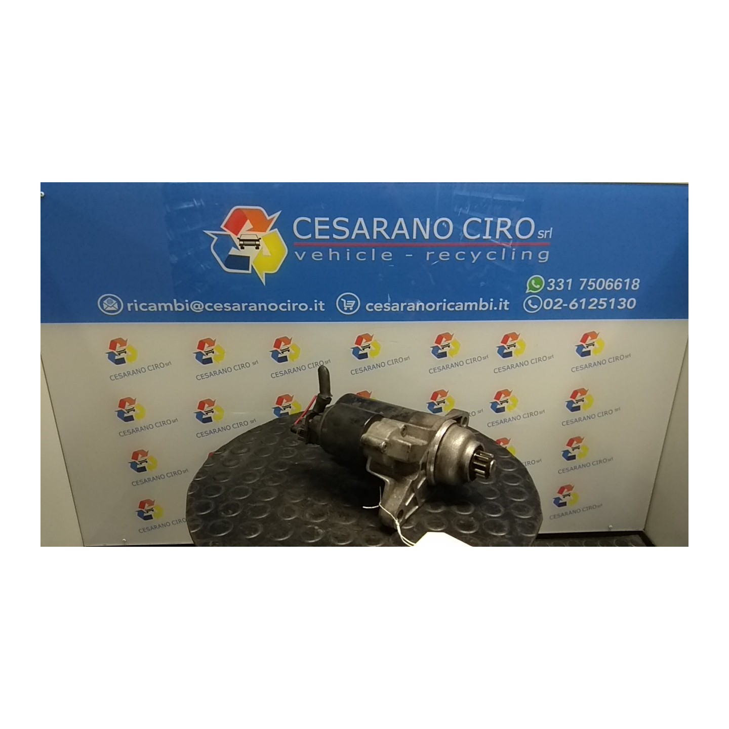 MOTORINO AVVIAMENTO ROTAZ. 093 VOLKSWAGEN POLO (9N) (10/01-03/05) BBY 02T911023GX