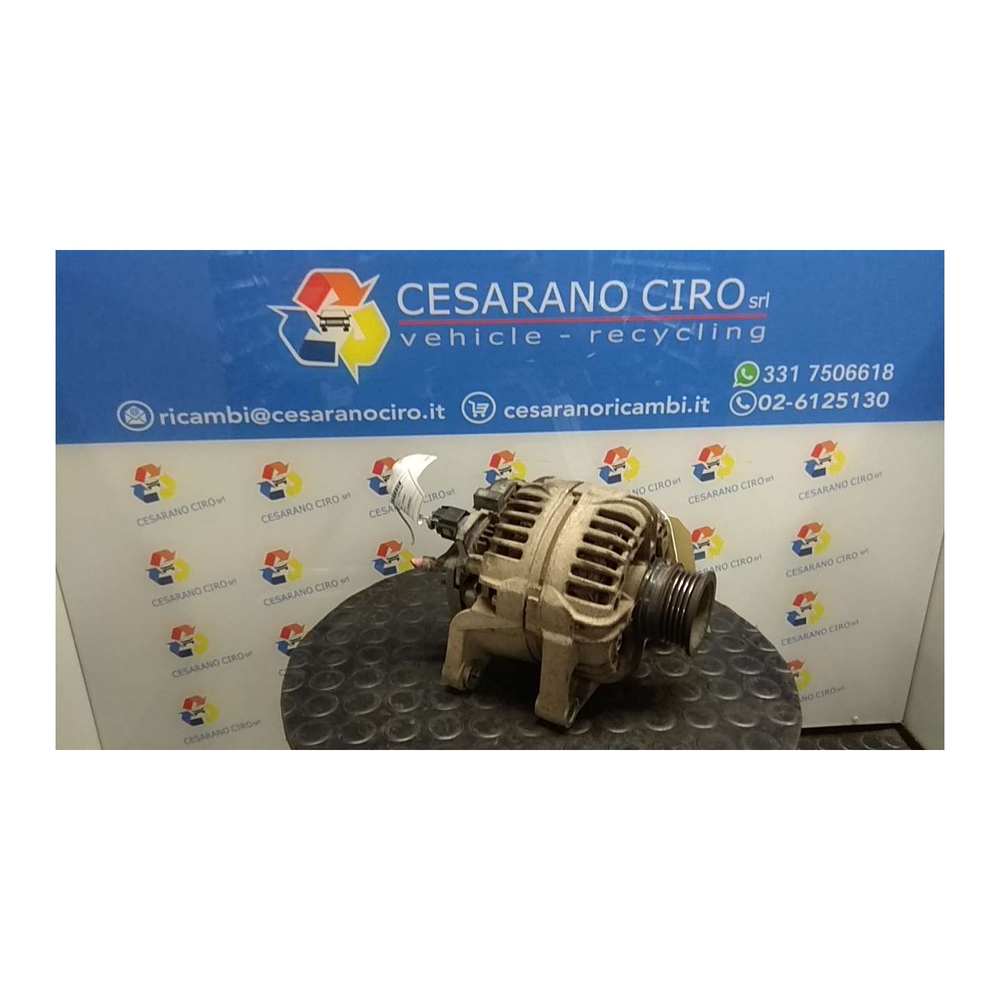 ALTERNATORE 120AMP 131 OPEL MERIVA (X03) (03/03-12/10) Z16XEP 95519865