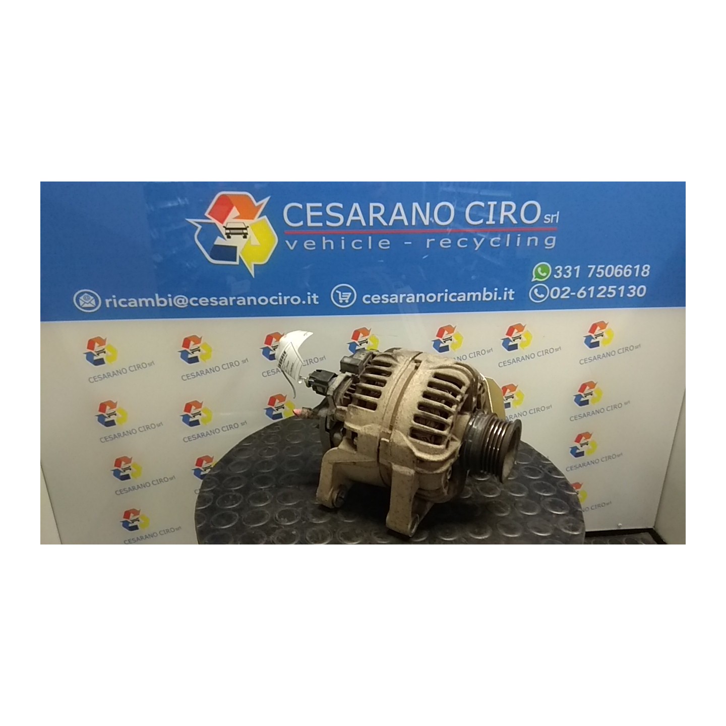 ALTERNATORE 120AMP 131 OPEL MERIVA (X03) (03/03-12/10) Z16XEP 95519865