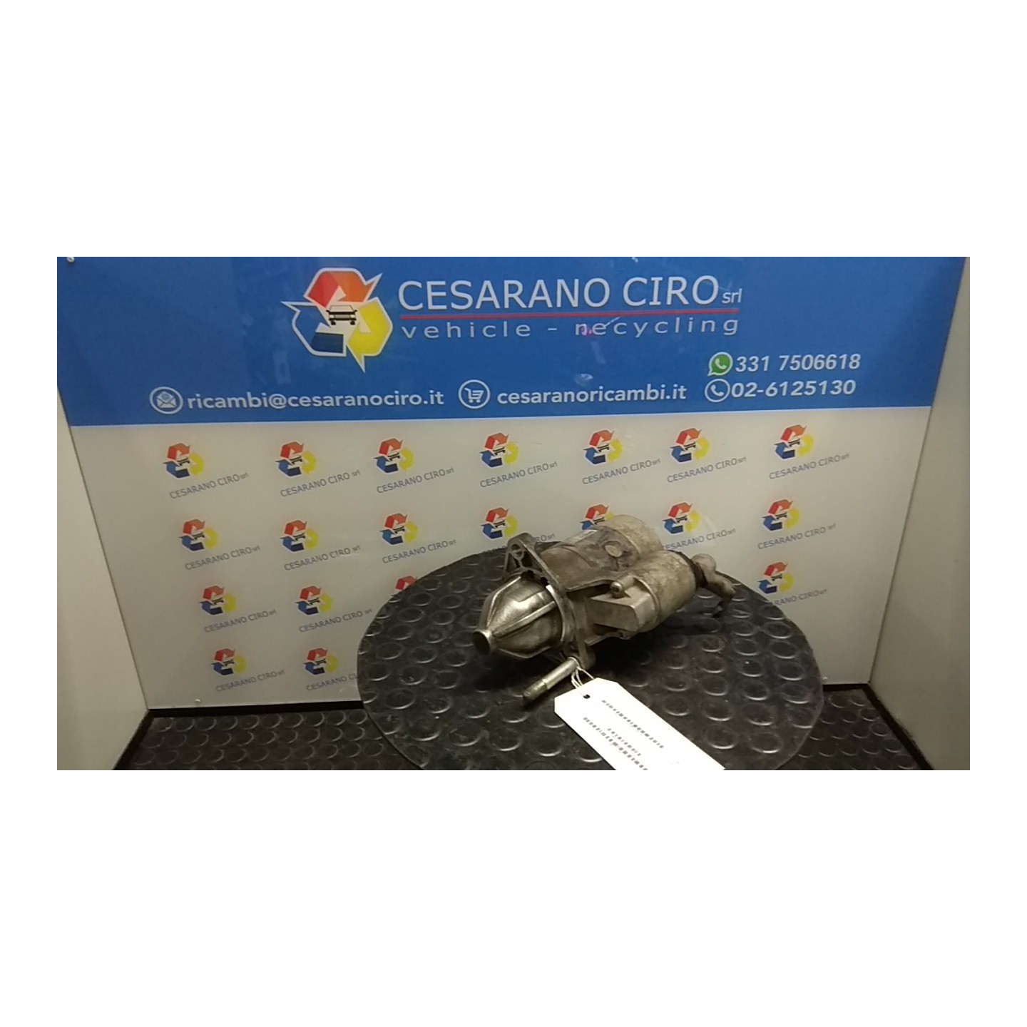 MOTORINO AVVIAMENTO 1,2KW BAT 60AH 196 FIAT SEDICI (3B) (02/06-11/11) M16A 71750026