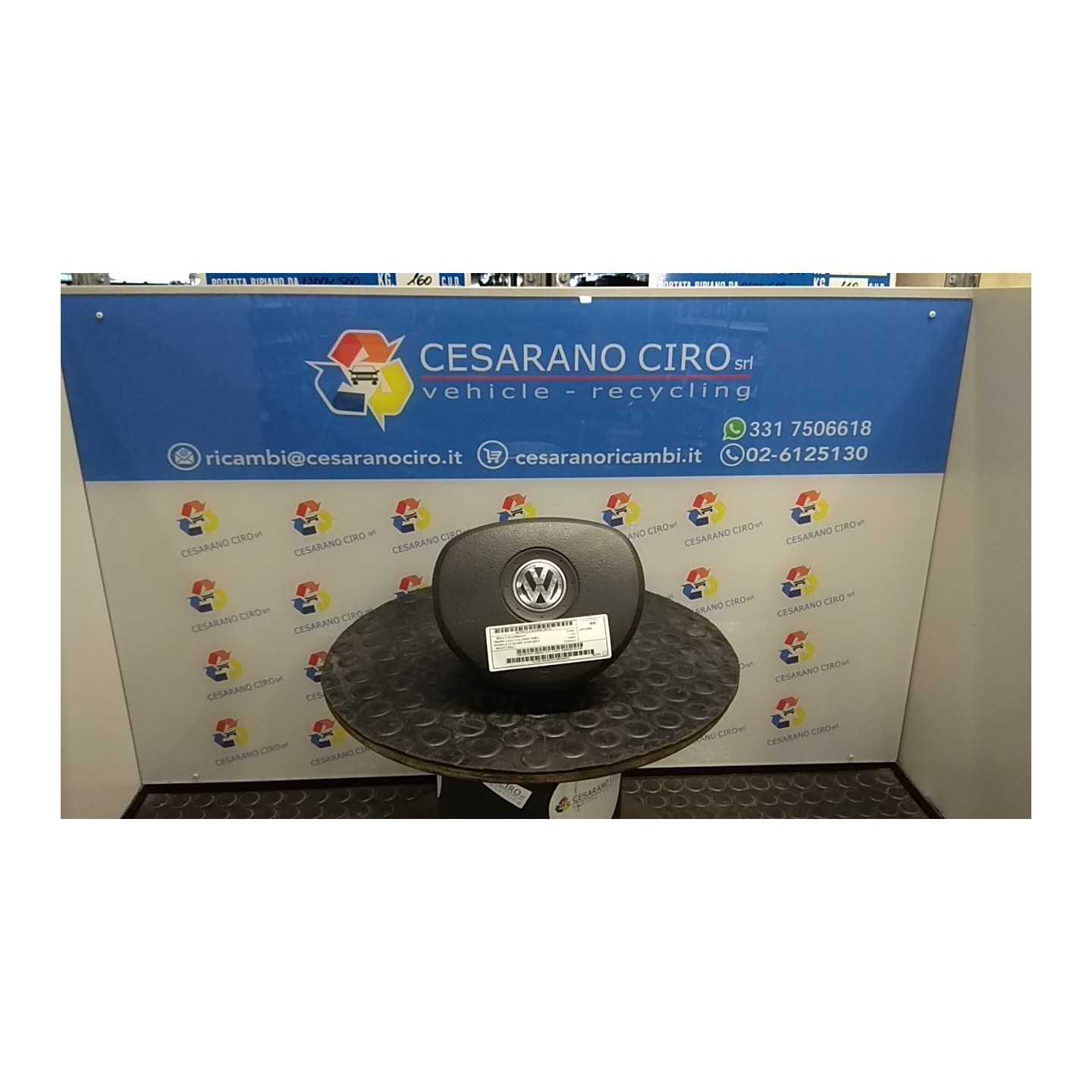 DISPOSITIVO AIRBAG LATO GUIDA 115 VOLKSWAGEN GOLF (1K) (10/03-12/09) BGU 1K0880201BS1QB