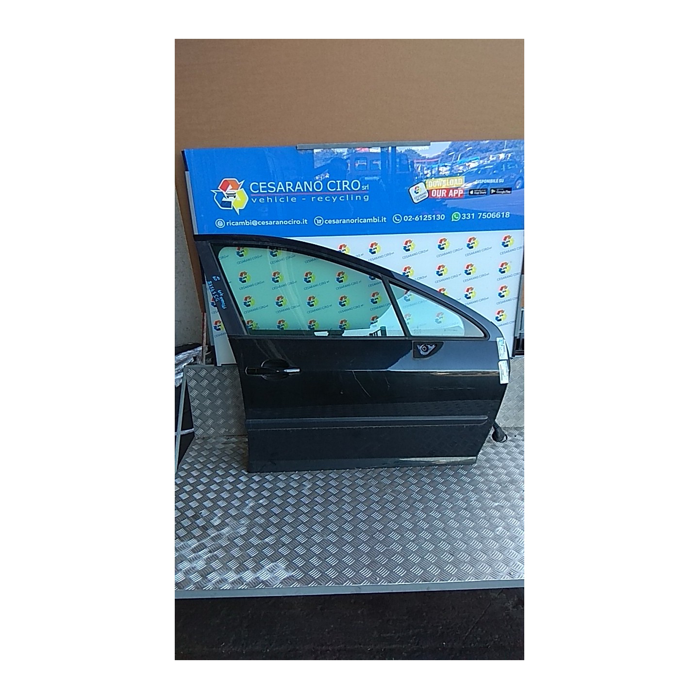 PORTA ANT. DX. 198 PEUGEOT 407 (03/04-03/12) RHR 9004AQ