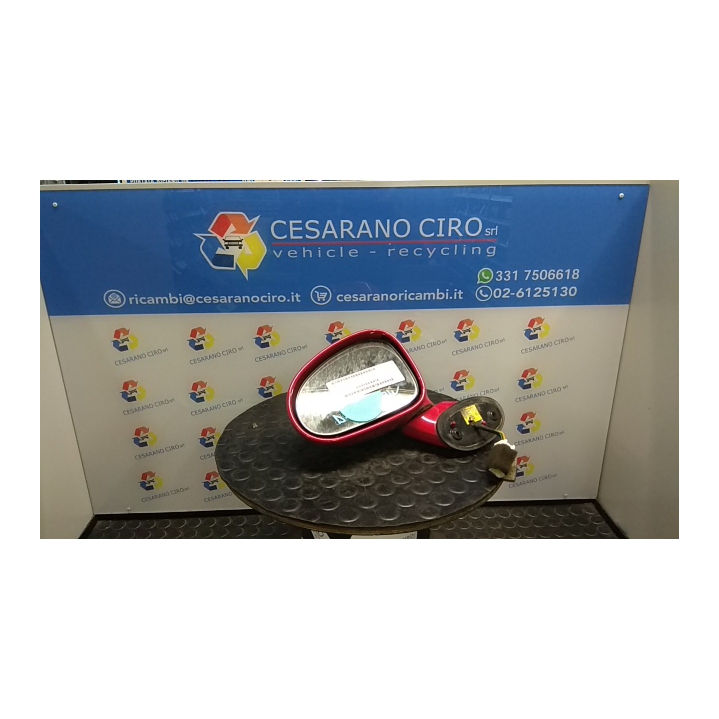 RETROVISORE EST. REGOLAZ. ELETTR. SX. 048 CHEVROLET (DAEWOO) MATIZ (M200) (04/05-12/10) B10S1 96600411