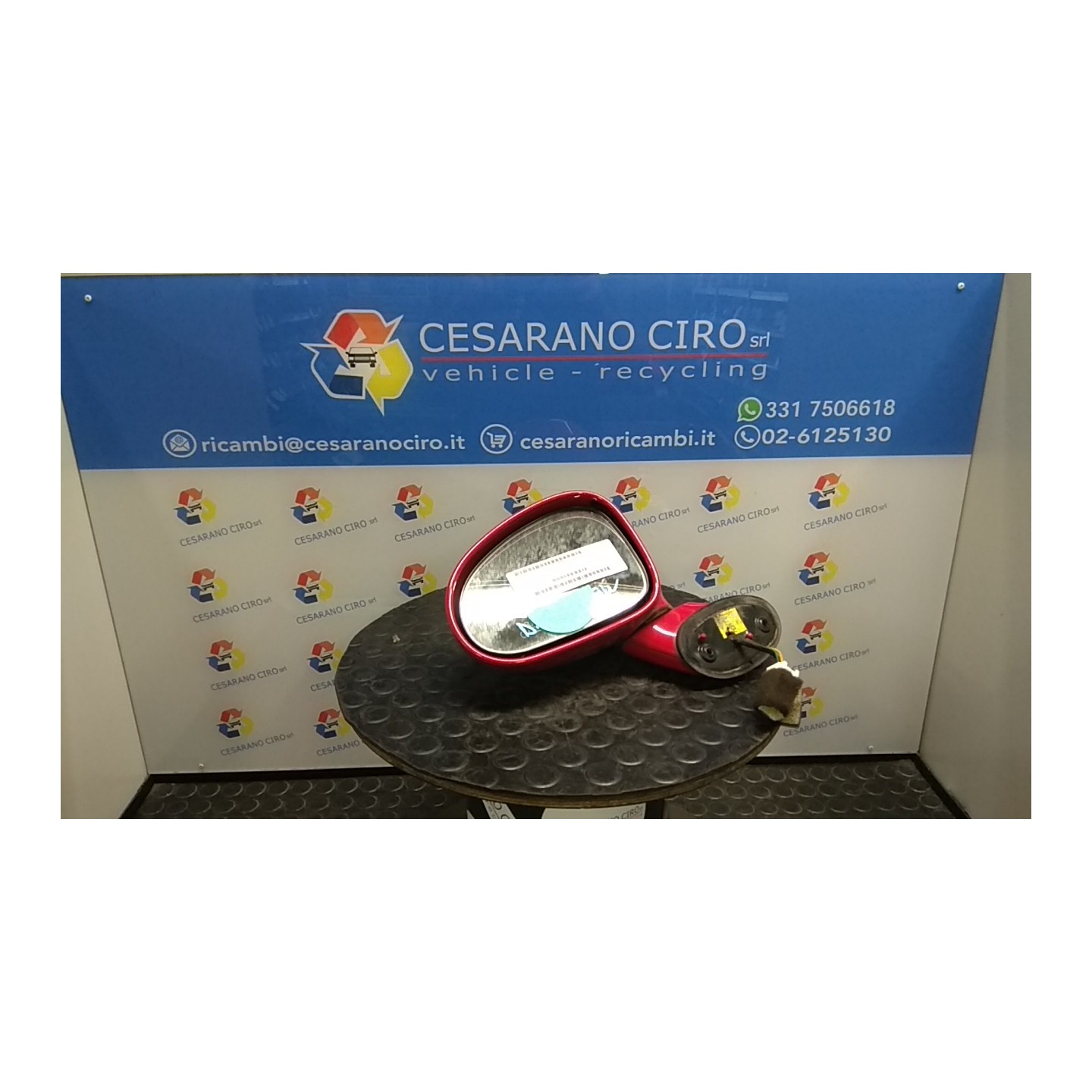 RETROVISORE EST. REGOLAZ. ELETTR. SX. 048 CHEVROLET (DAEWOO) MATIZ (M200) (04/05-12/10) B10S1 96600411