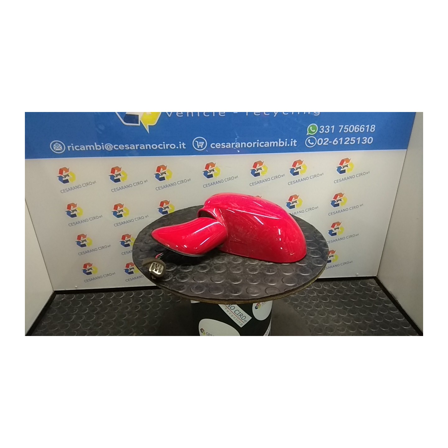 RETROVISORE EST. REGOLAZ. ELETTR. SX. 048 CHEVROLET (DAEWOO) MATIZ (M200) (04/05-12/10) B10S1 96600411