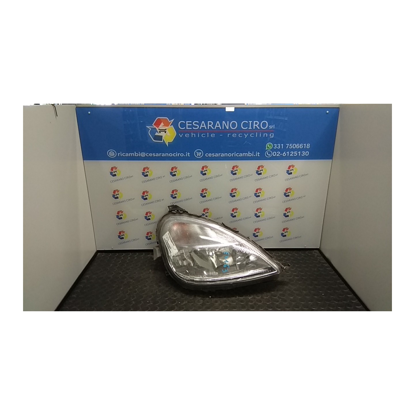 PROIETTORE DX. 053 MERCEDES-BENZ CLASSE A (W168) (10/97-02/01) 166940 A1688201061