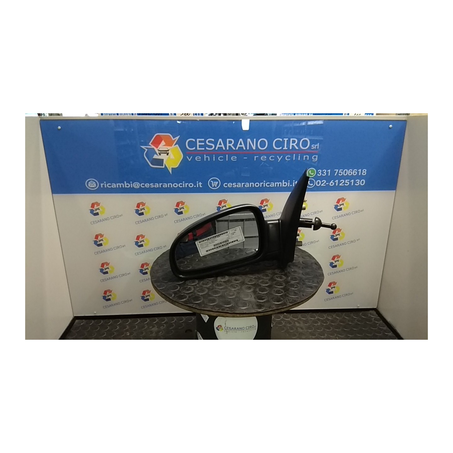 RETROVISORE EST. SX. 062 CHEVROLET (DAEWOO) KALOS (T200) (09/02-01/05) B12S1 96543116
