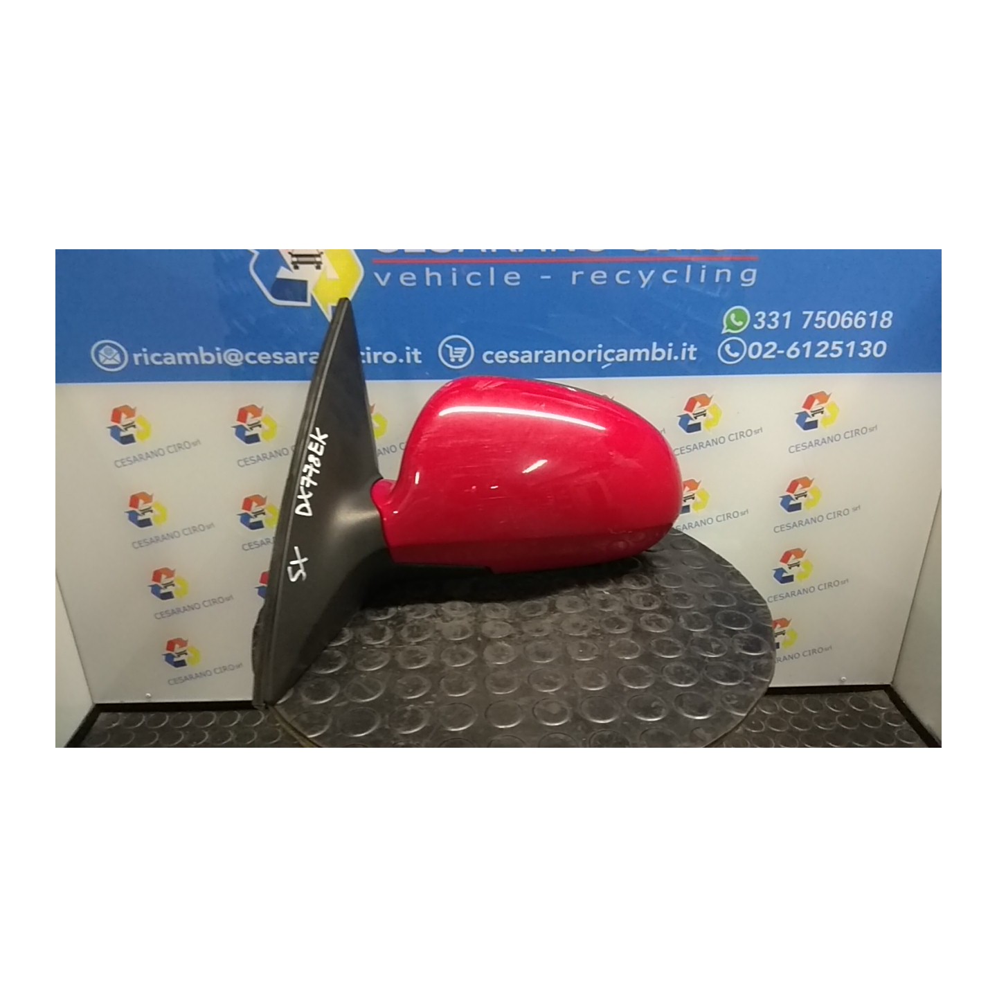 RETROVISORE EST. REGOLAZ. ELETTR. SX. 092 HYUNDAI I30 (07/07-) G4FA 876102L100