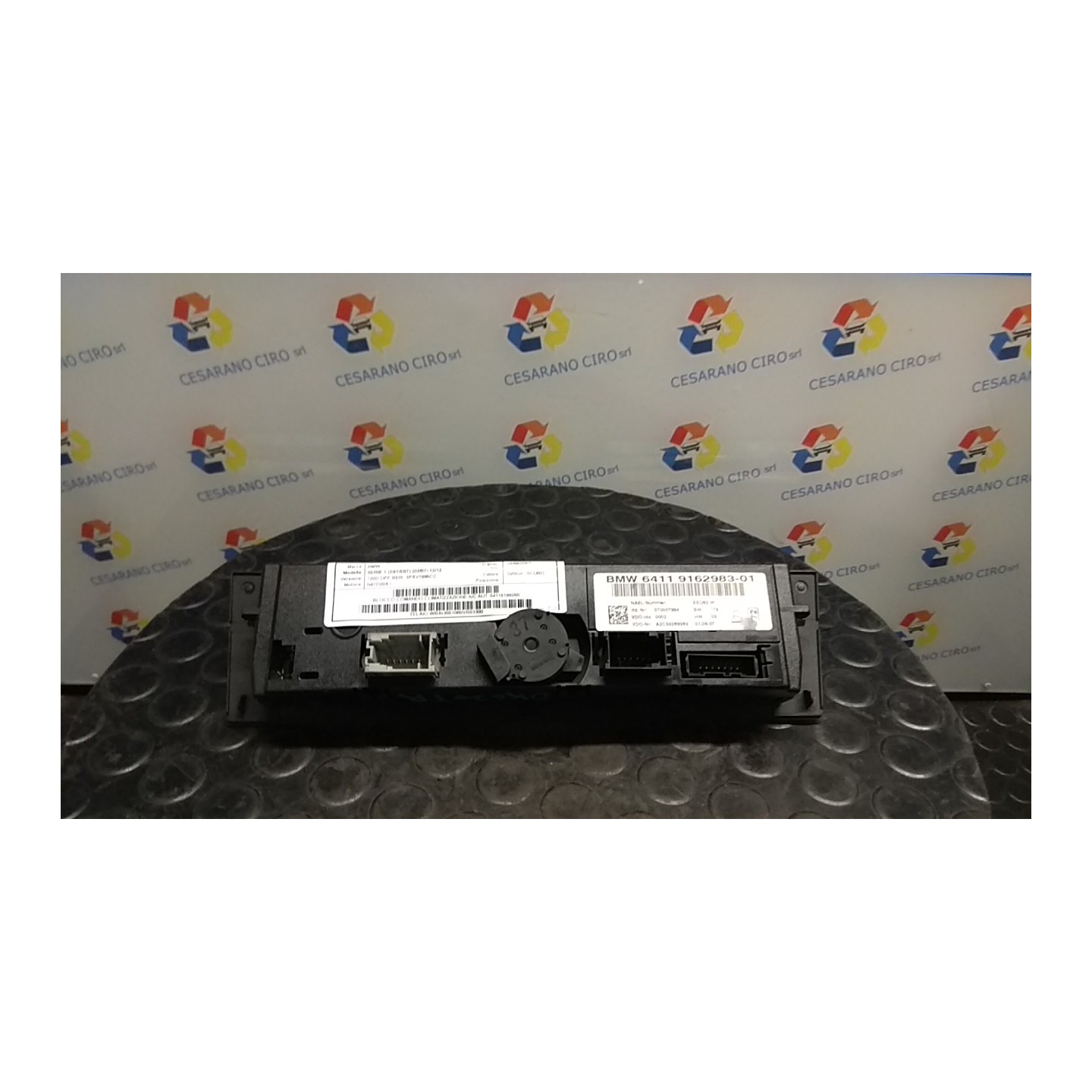 BLOCCO COMANDO CLIMATIZZAZIONE A/C AUT. 037 BMW SERIE 1 (E81/E87) (03/07-12/12 N47D20A 64119199260