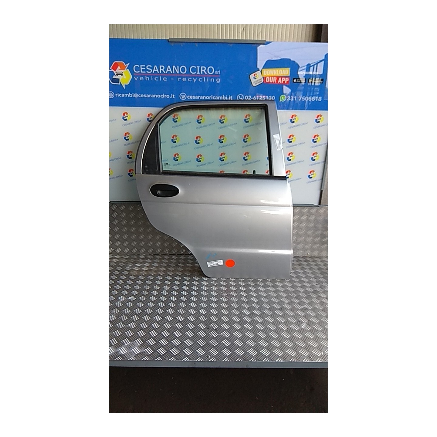 PORTA POST. DX. 014 CHEVROLET (DAEWOO) MATIZ (M100) (06/98-11/00) F8CV 96512907