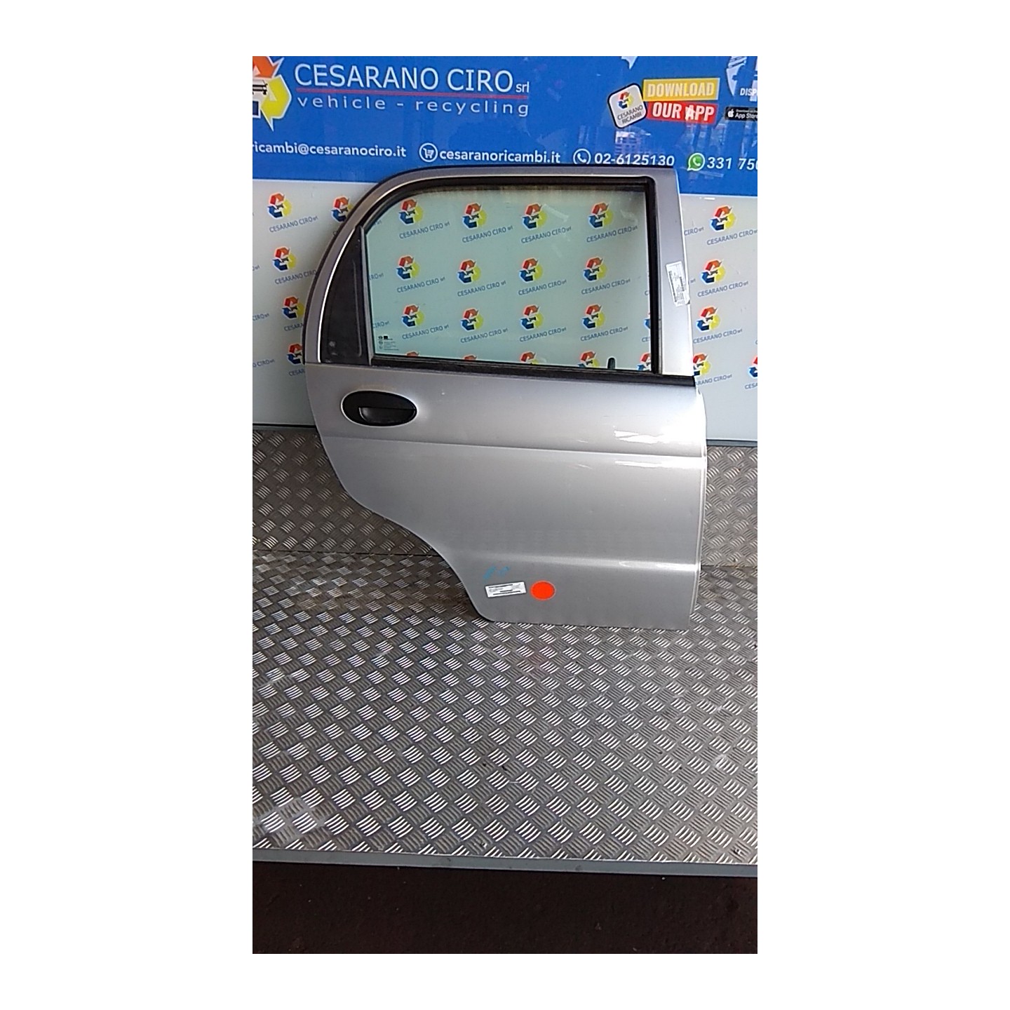 PORTA POST. DX. 014 CHEVROLET (DAEWOO) MATIZ (M100) (06/98-11/00) F8CV 96512907