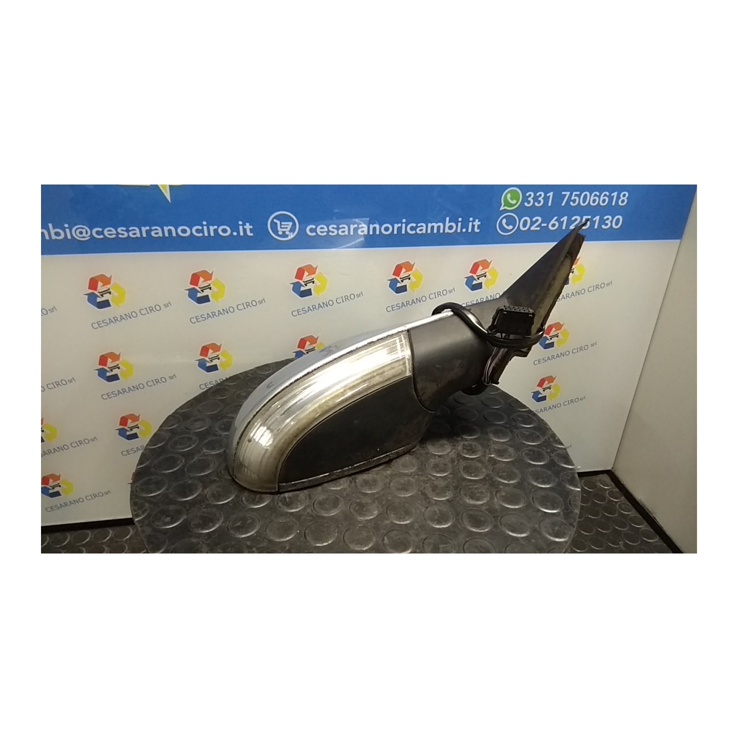 RETROVISORE EST. REGOLAZ. ELETTR. TERMICO RIPIEGHEVOLE DX. 030 VOLKSWAGEN PASSAT (3B) (10/00-03/06) AVF 3B1857508G01C