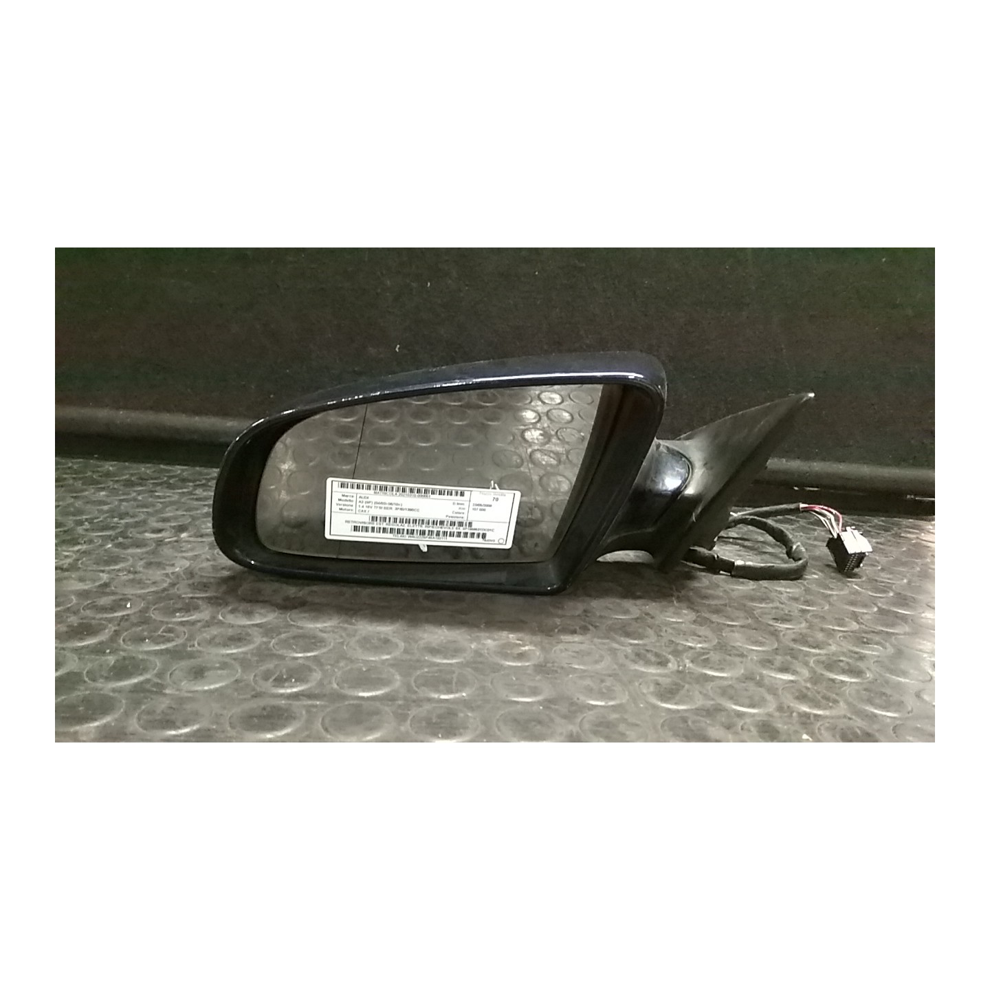 RETROVISORE EST. REGOLAZ. ELETTR. RIPIEGHEVOLE SX. 051 AUDI A3 (8P) (04/03-06/10) CAX 8P1858531DC01C