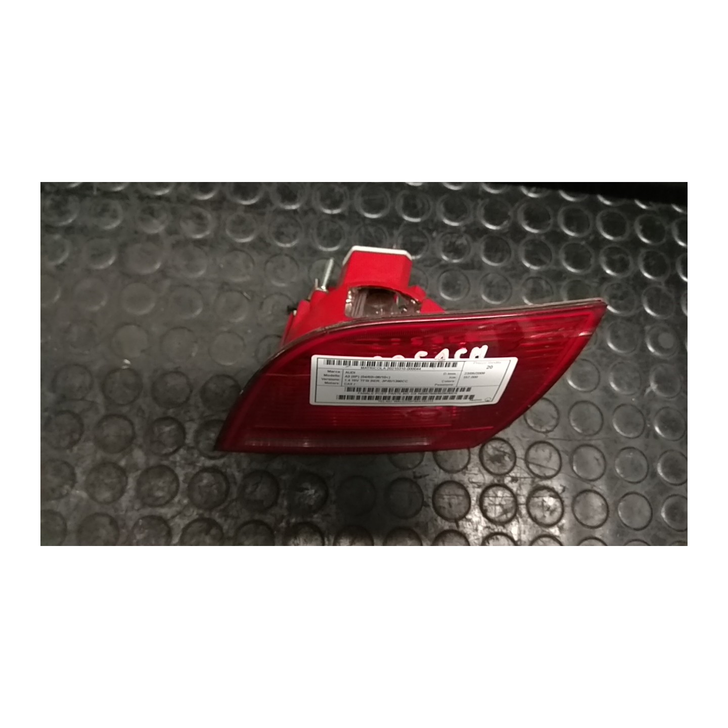 FANALE POST. PARTE INT. DX 044 AUDI A3 (8P) (04/03-06/10) CAX NB0875003029030DX